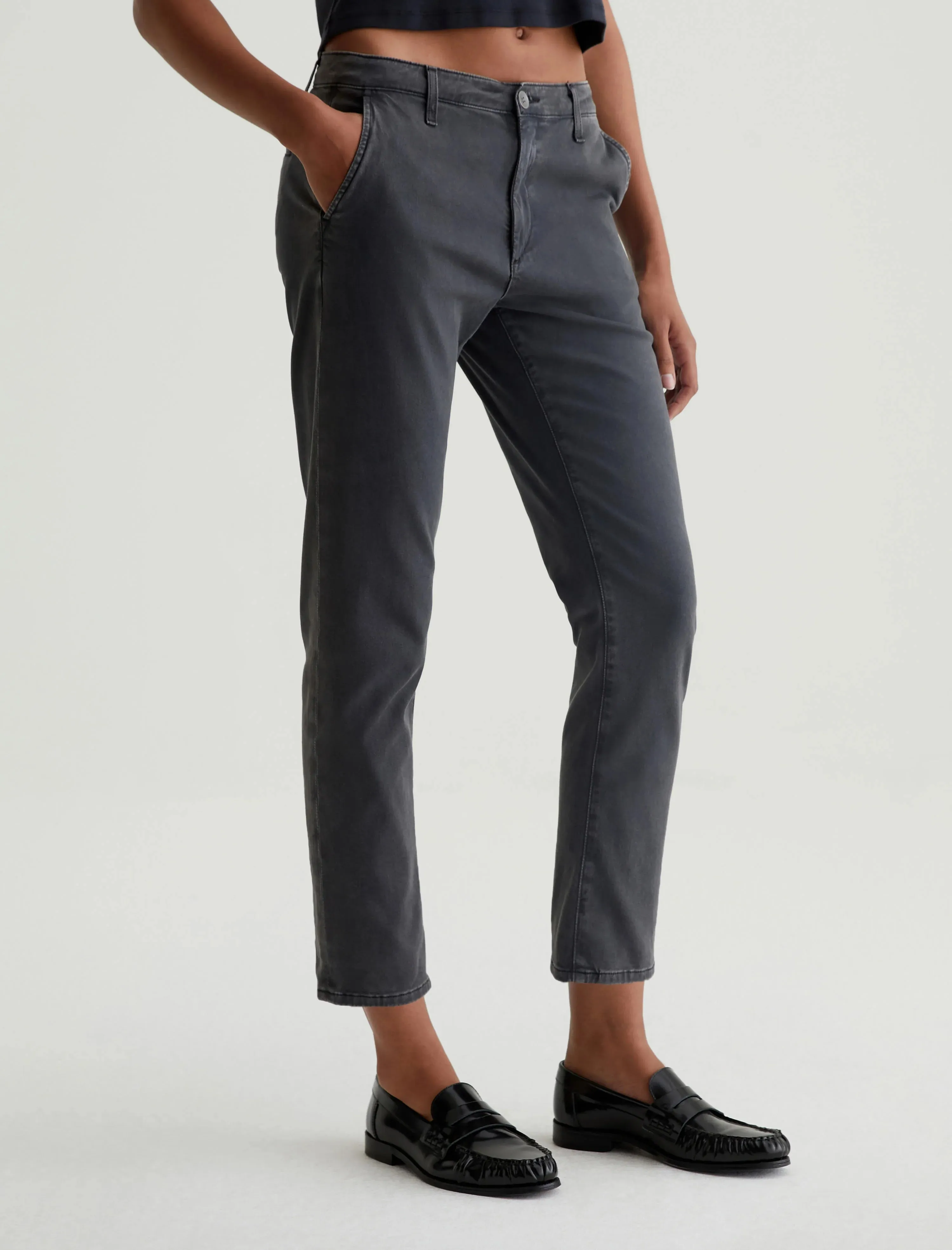 CADEN TAILORED TROUSER IN SULFUR NIGHT SHADOW