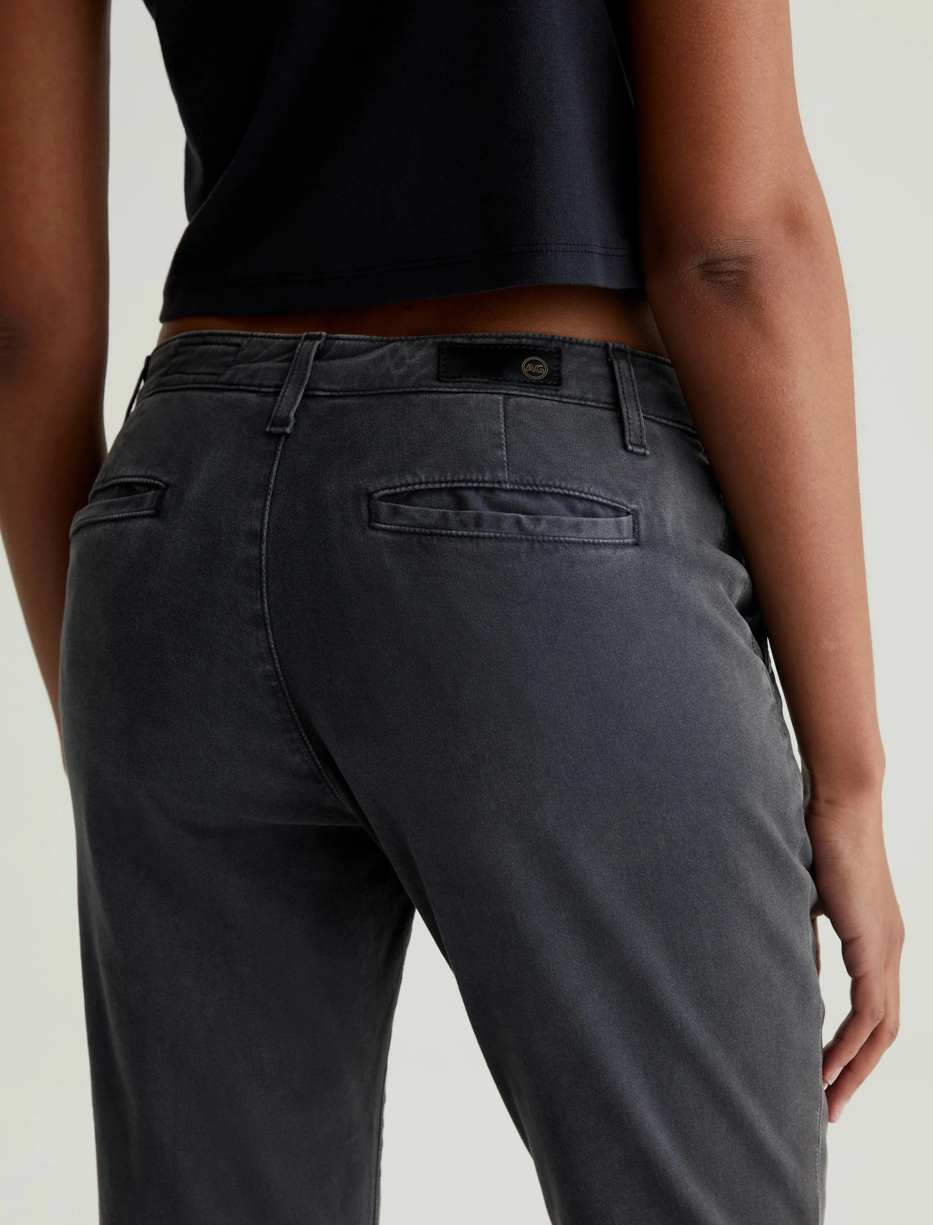 CADEN TAILORED TROUSER IN SULFUR NIGHT SHADOW