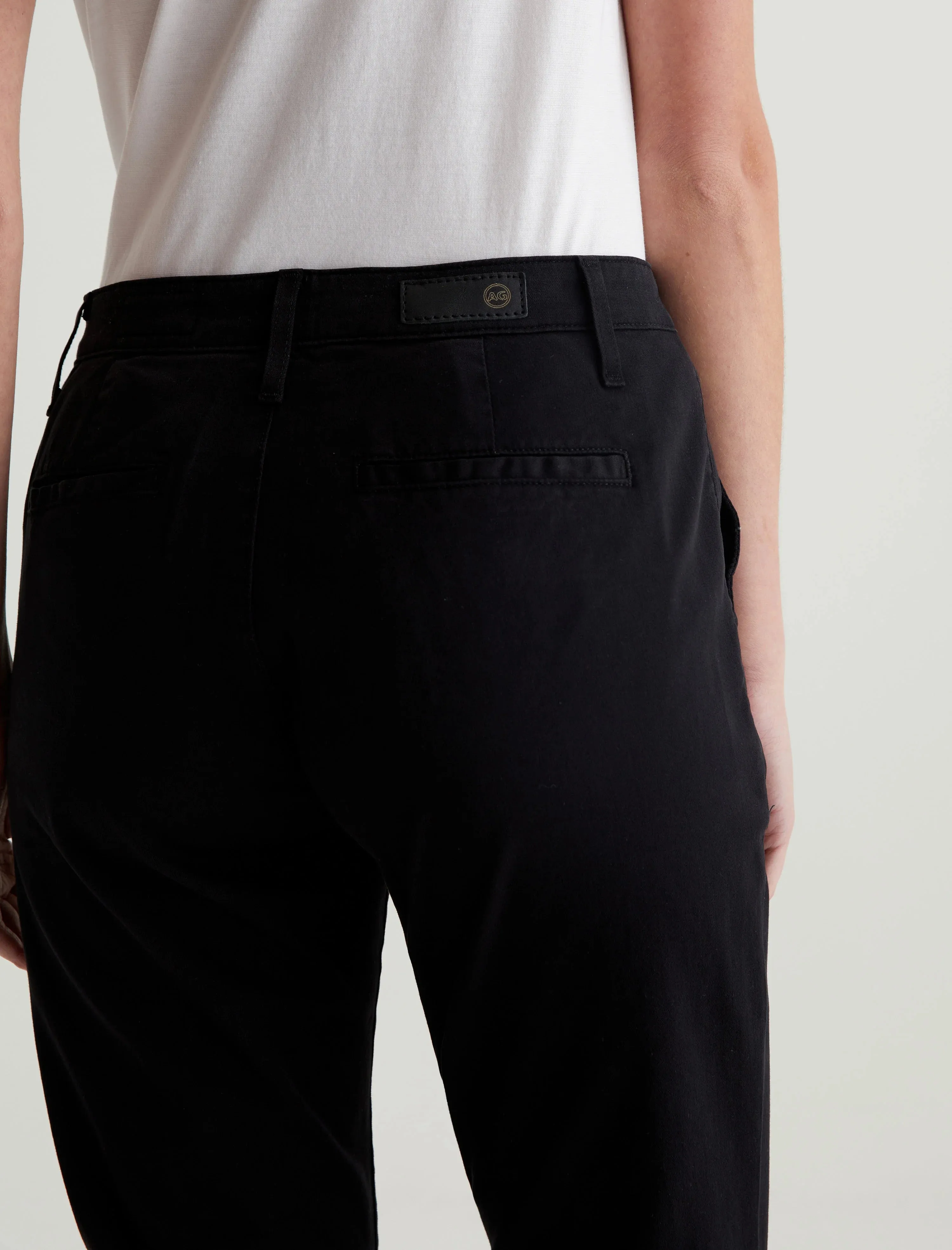CADEN TAILORED TROUSER IN SUPER BLACK