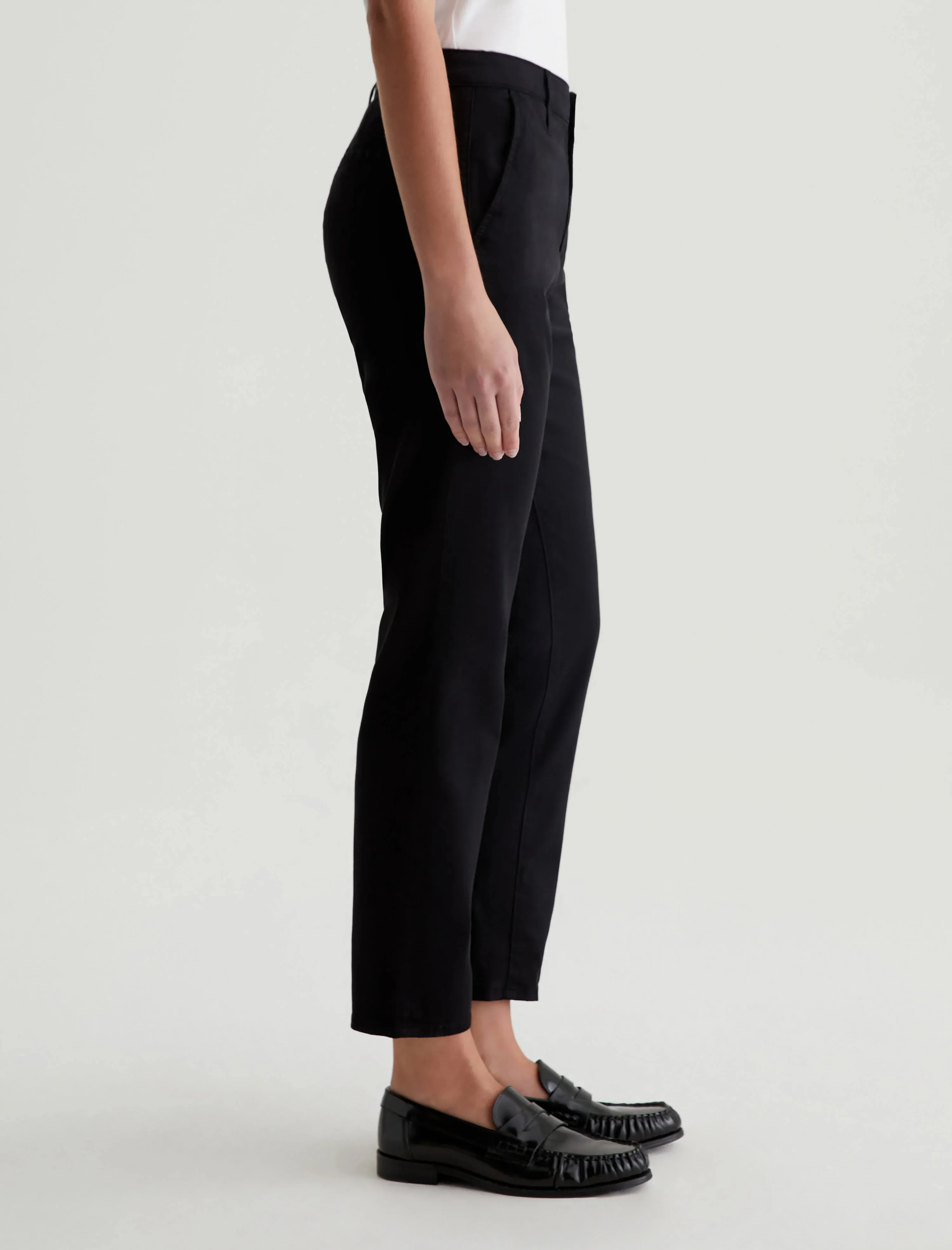 CADEN TAILORED TROUSER IN SUPER BLACK