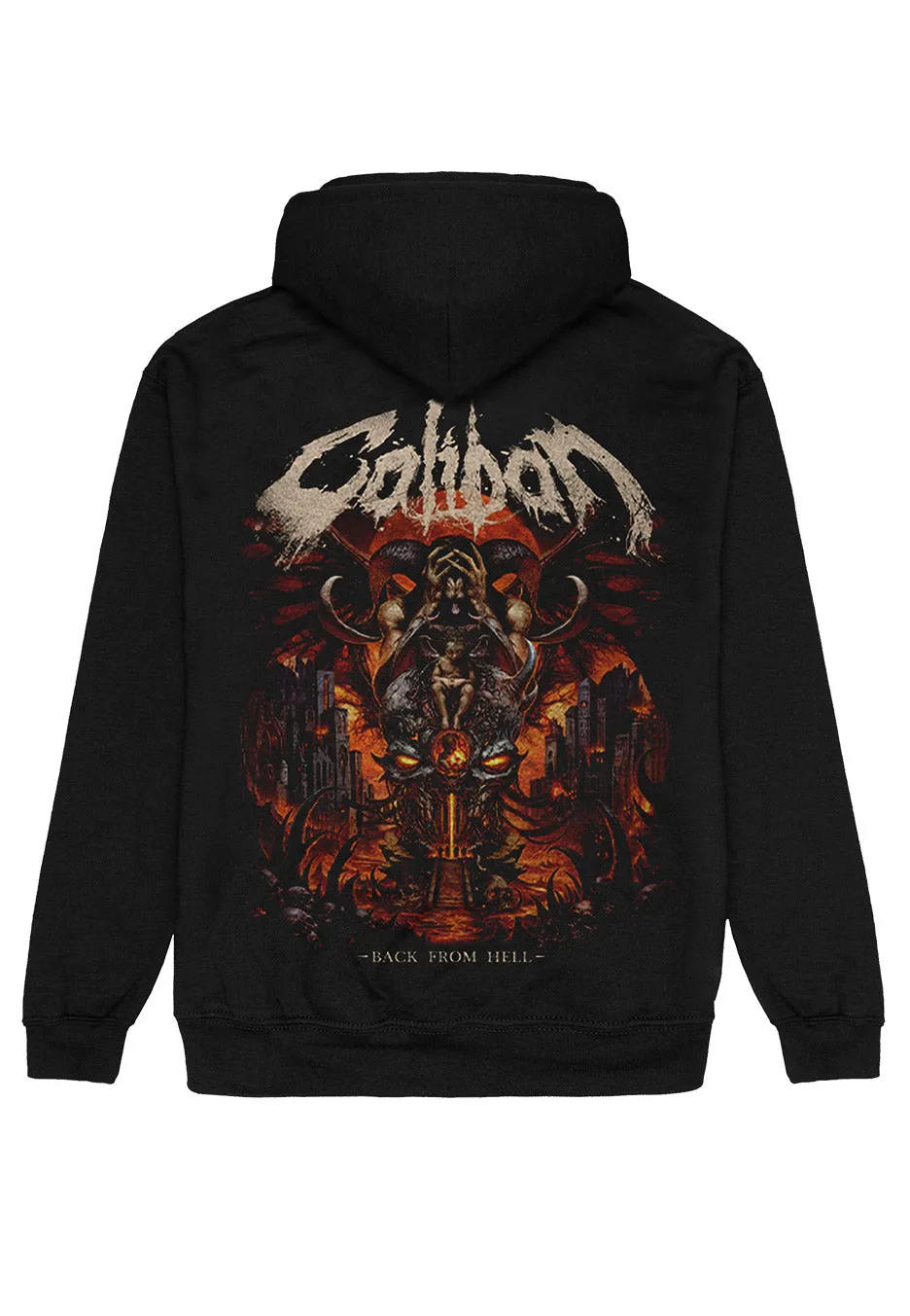 Caliban - Back From Hell Artwork - Hoodie