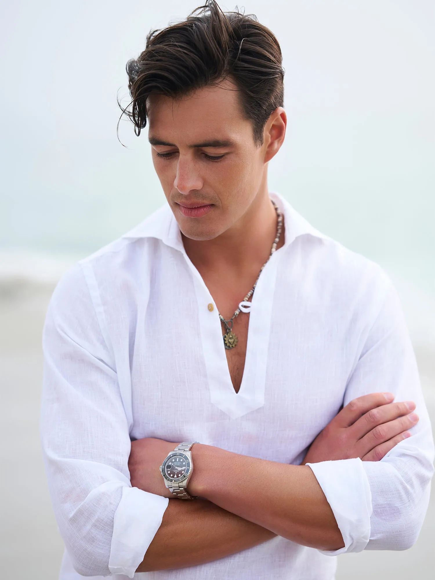 Capri Bianca Linen Shirt
