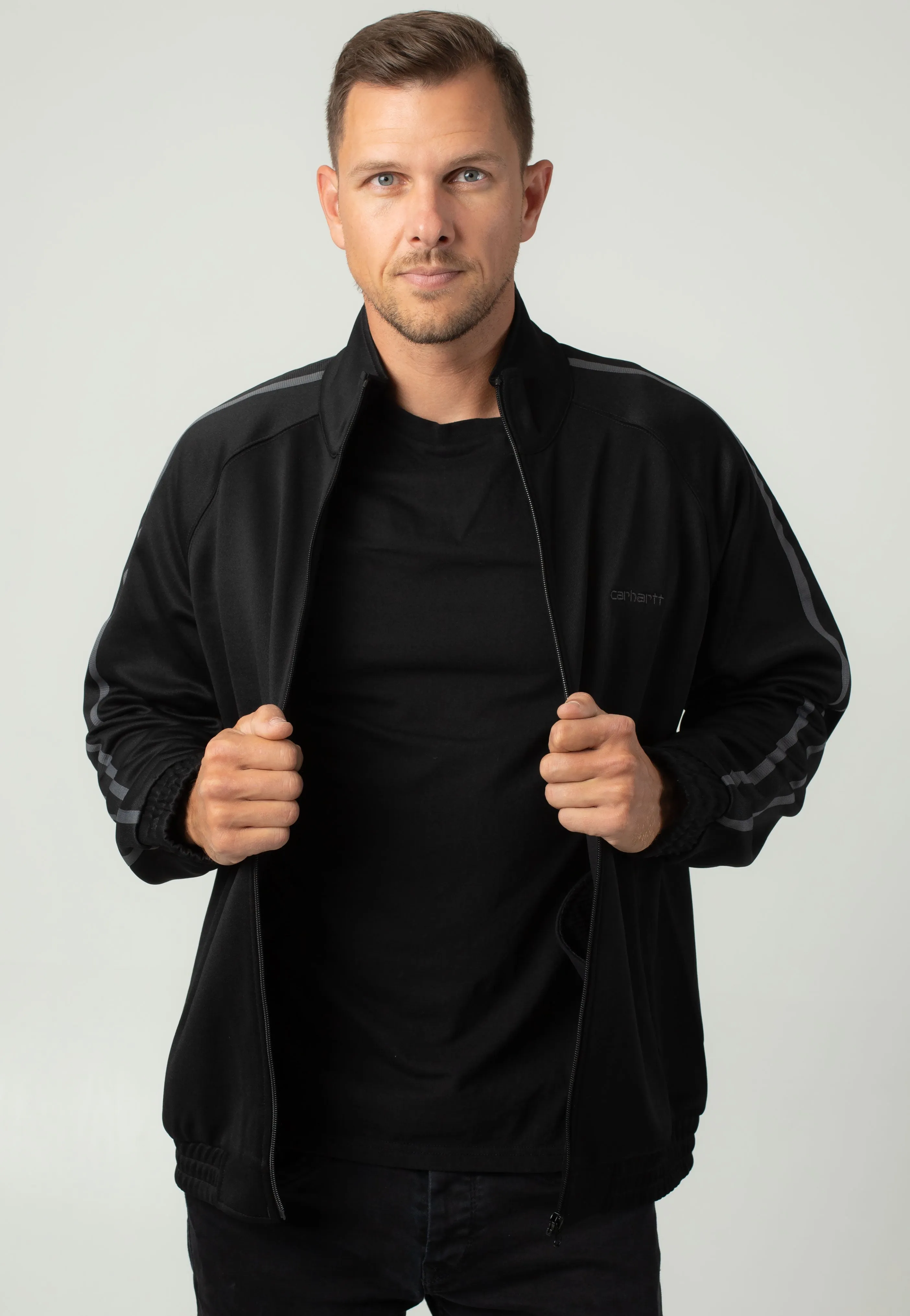 Carhartt WIP - Bolan Black/Graphite - Track Jacket