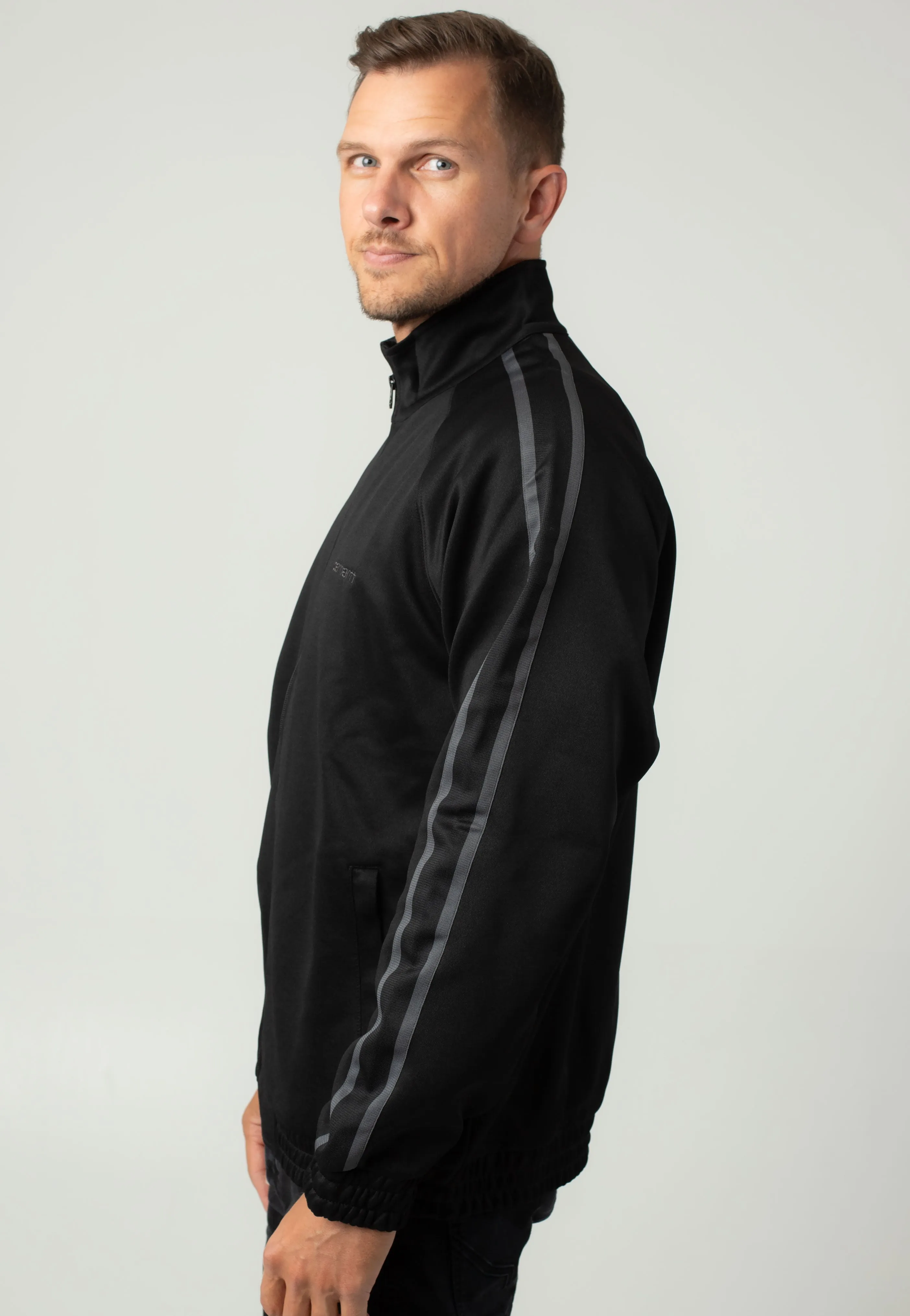 Carhartt WIP - Bolan Black/Graphite - Track Jacket