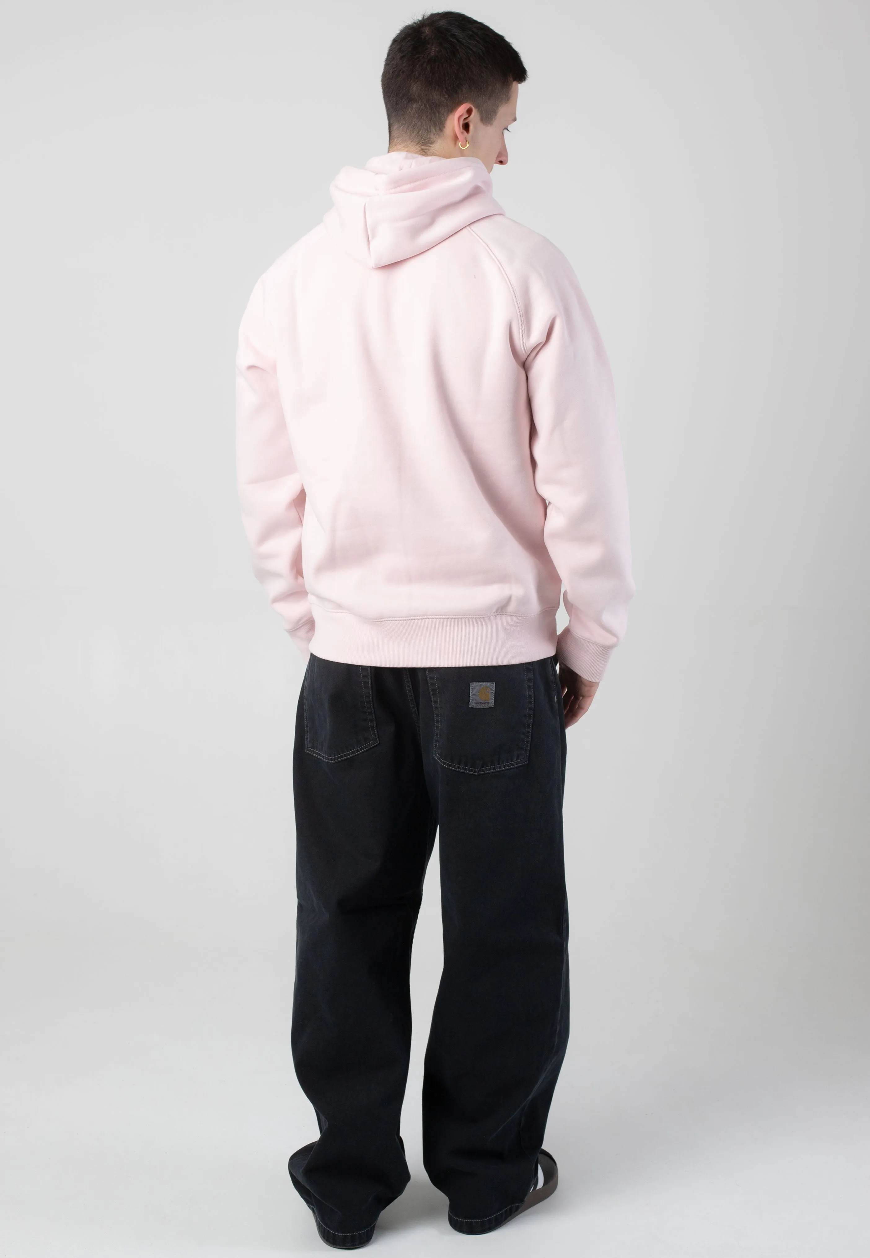 Carhartt WIP - Hooded Chase Air Pink/Gold - Hoodie