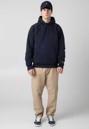 Carhartt WIP - Hooded Chase Dark Navy/Gold - Hoodie