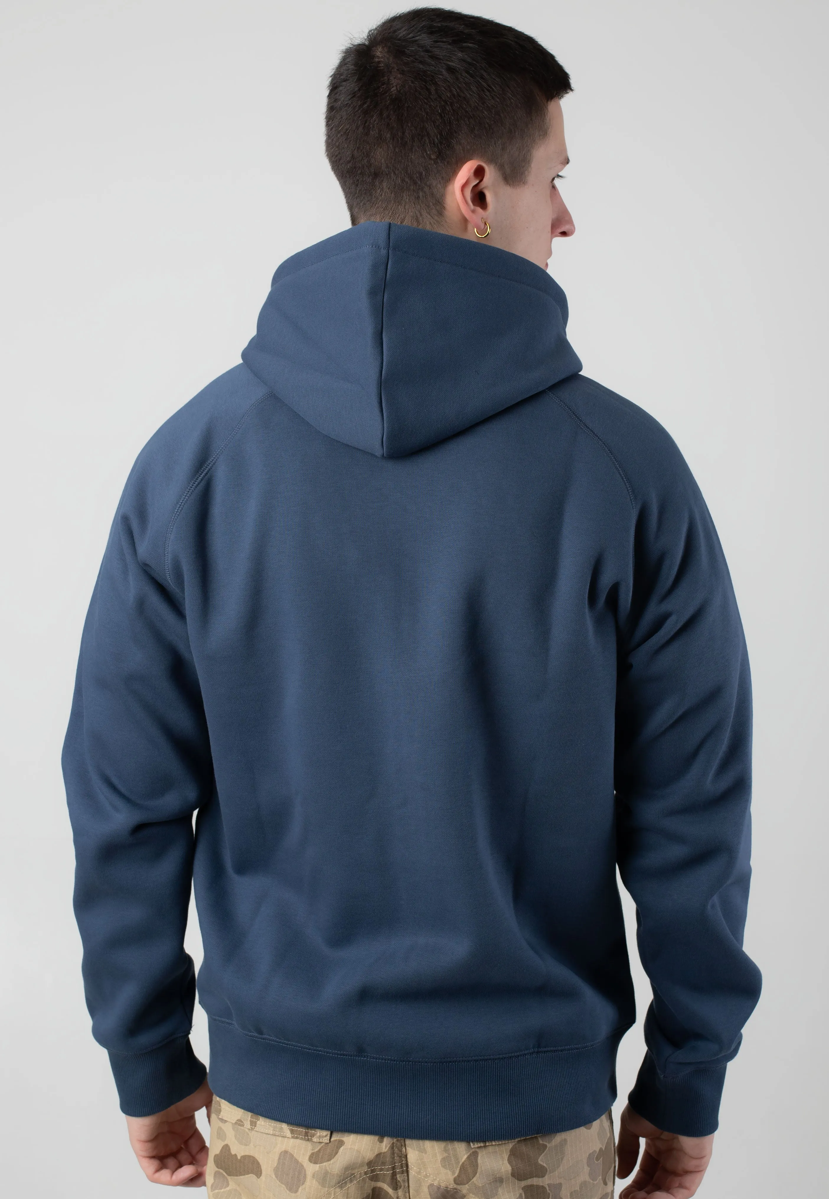 Carhartt WIP - Hooded Chase Dusky Blue/Gold - Zipper