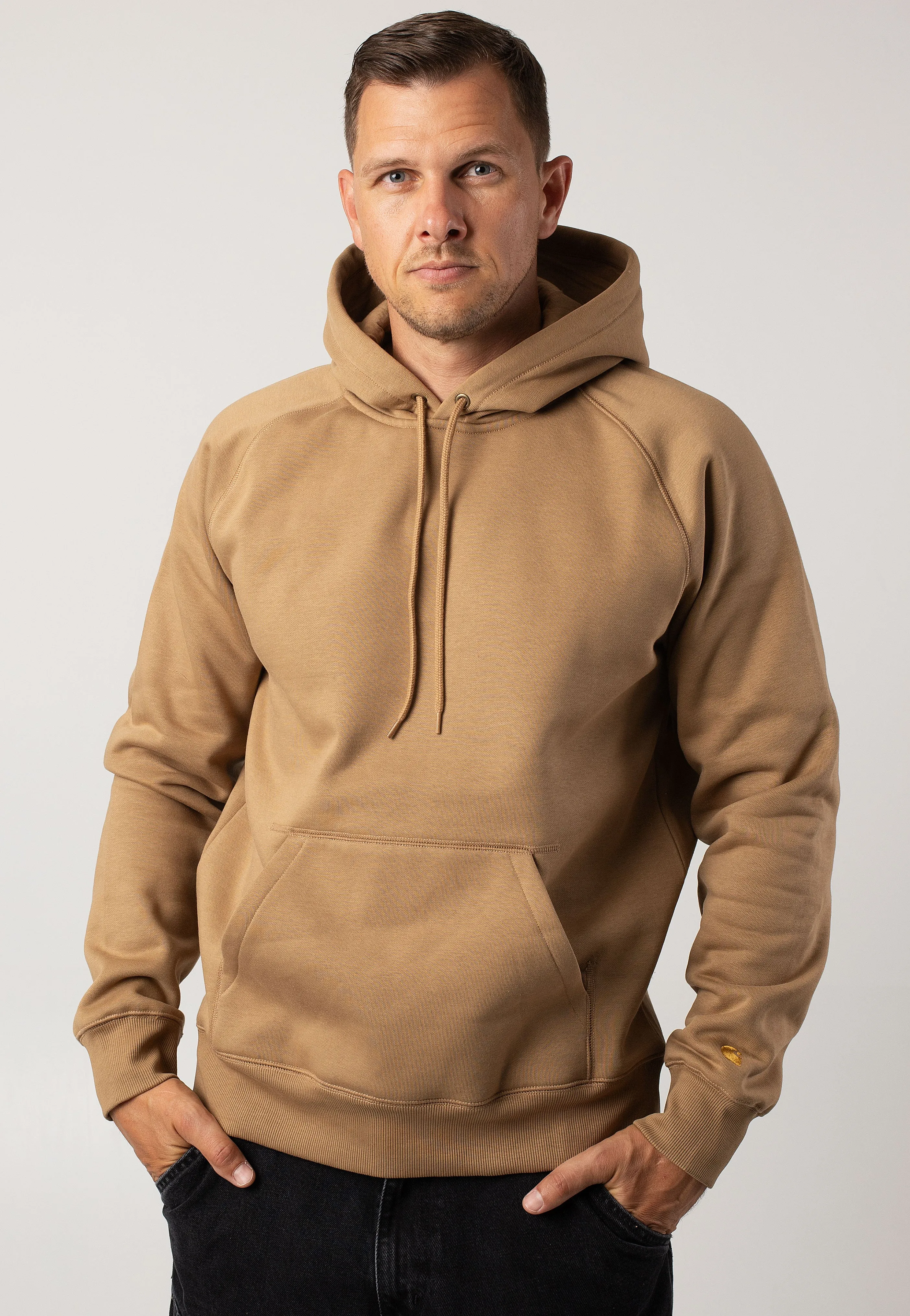 Carhartt WIP - Hooded Chase Peanut/Gold - Hoodie
