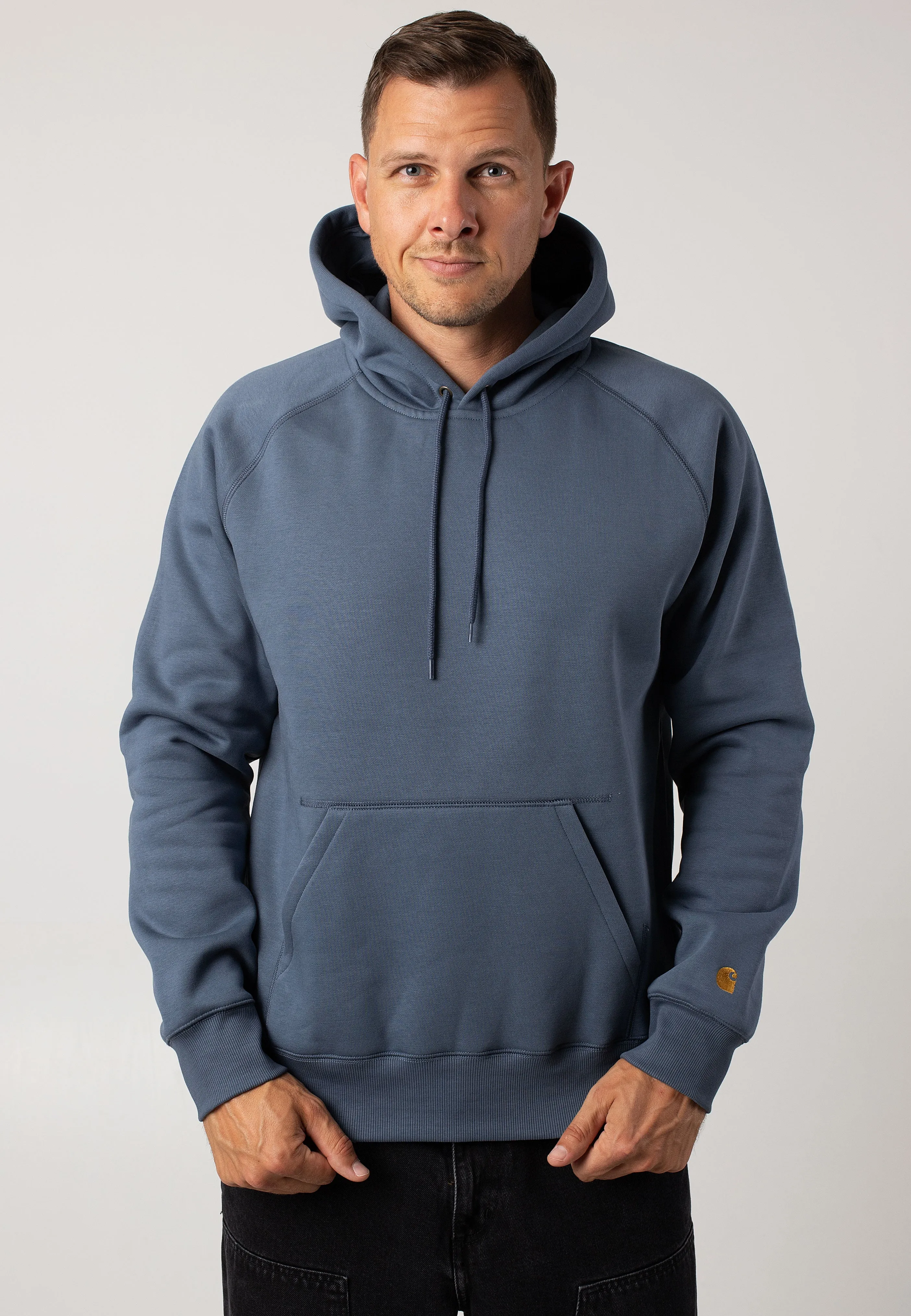 Carhartt WIP - Hooded Chase Positano/Gold - Hoodie
