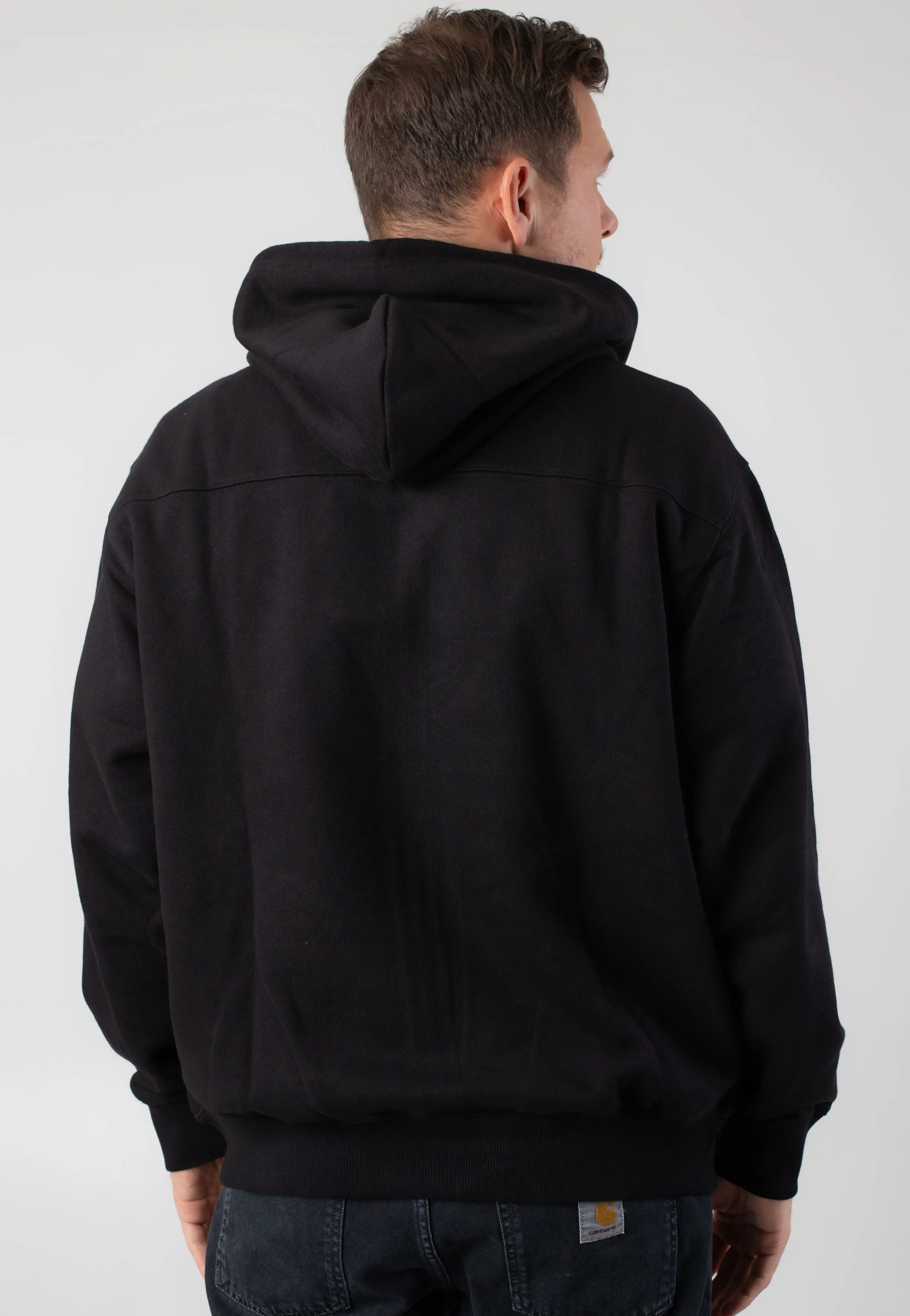 Carhartt WIP - Hooded Eldon Black - Zipper