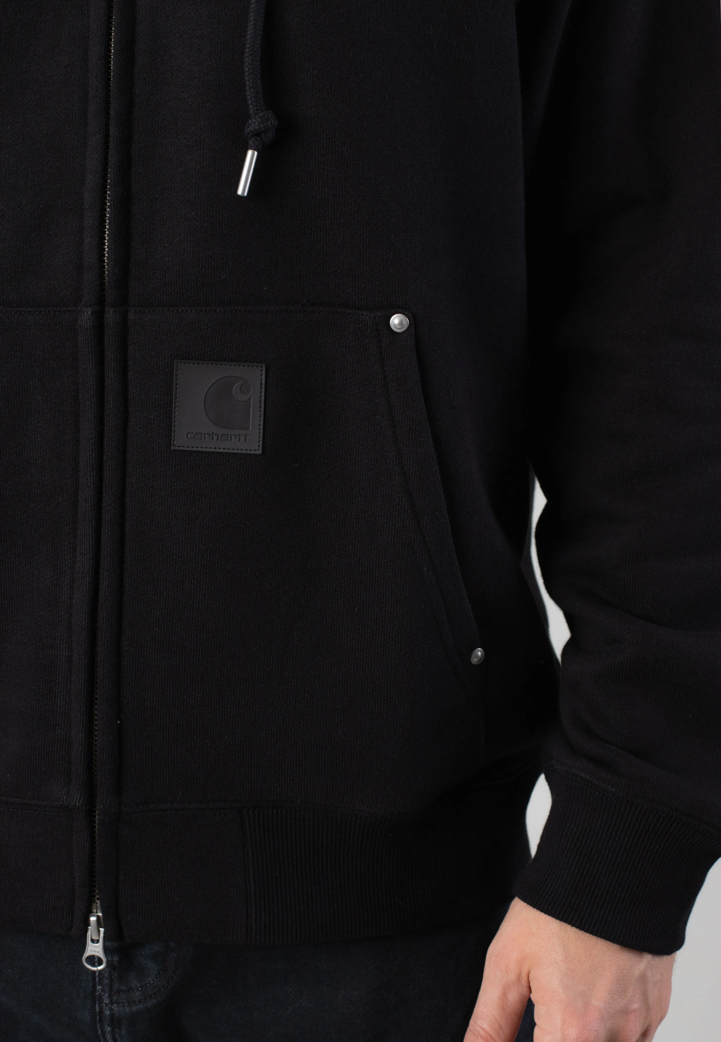 Carhartt WIP - Hooded Eldon Black - Zipper