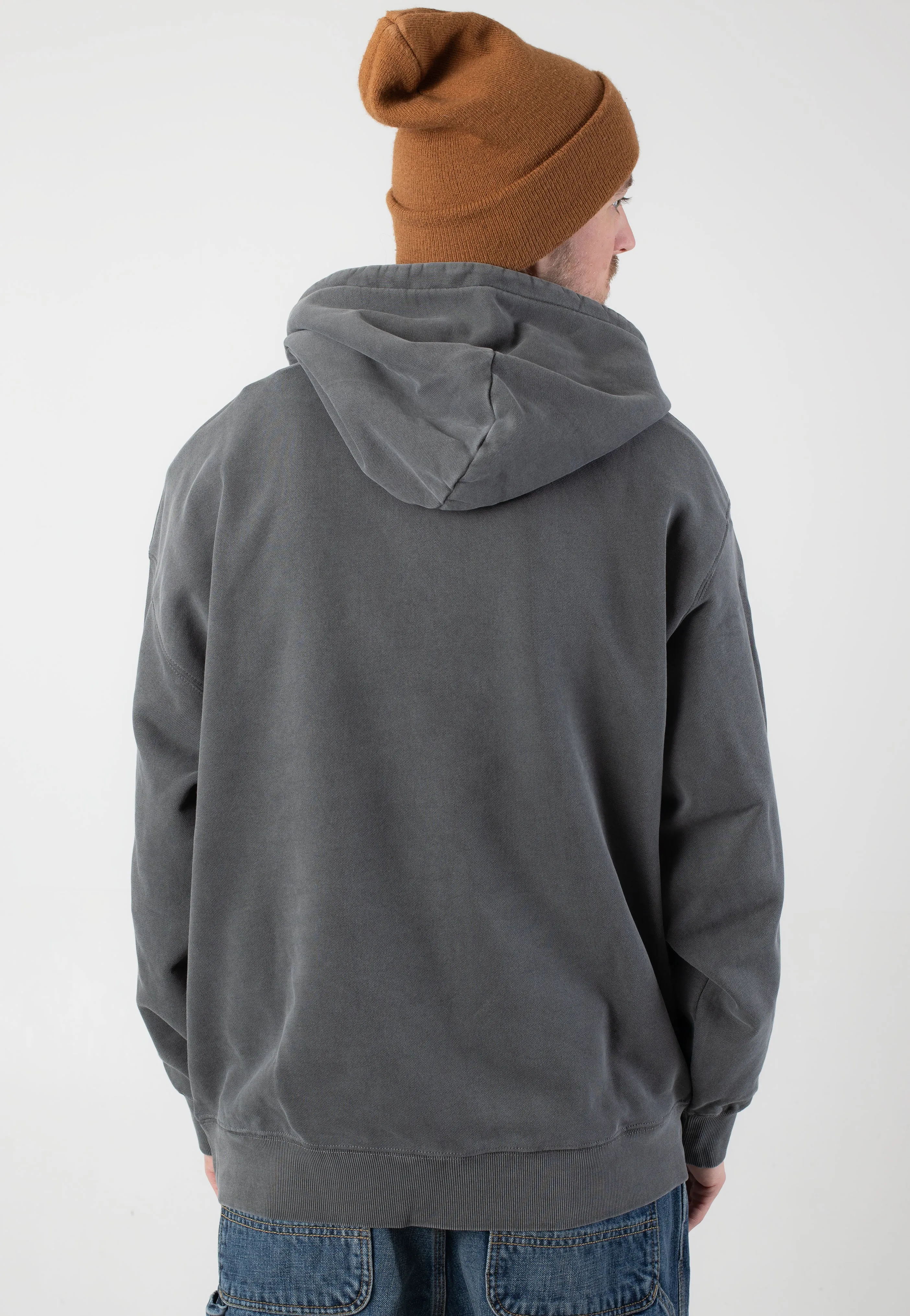 Carhartt WIP - Hooded Library Garment Dyed Black - Hoodie