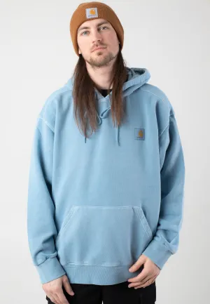 Carhartt WIP - Hooded Nelson Garment Dyed Clay Blue - Hoodie