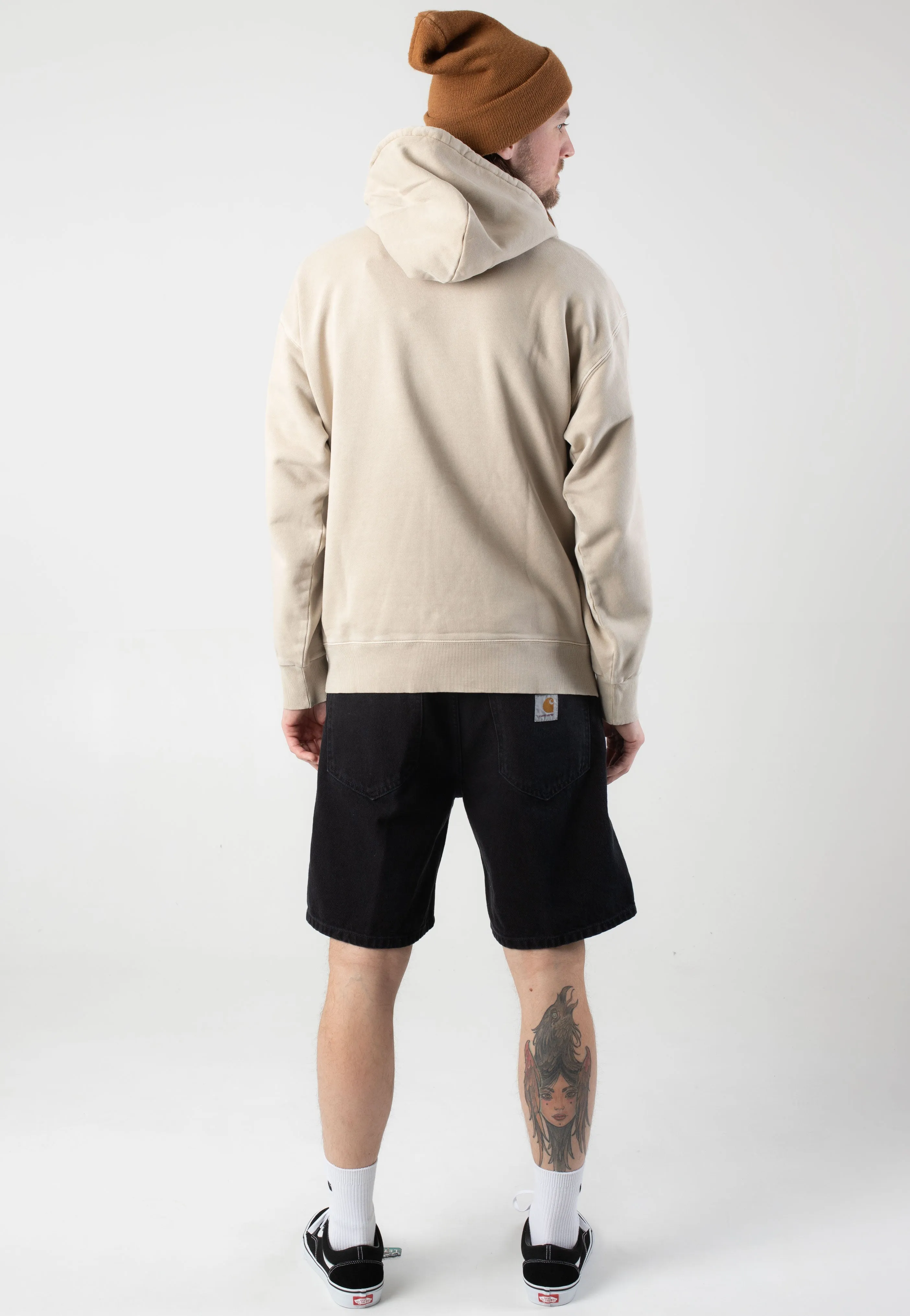 Carhartt WIP - Hooded Nelson Garment Dyed Fleur De Sel - Hoodie