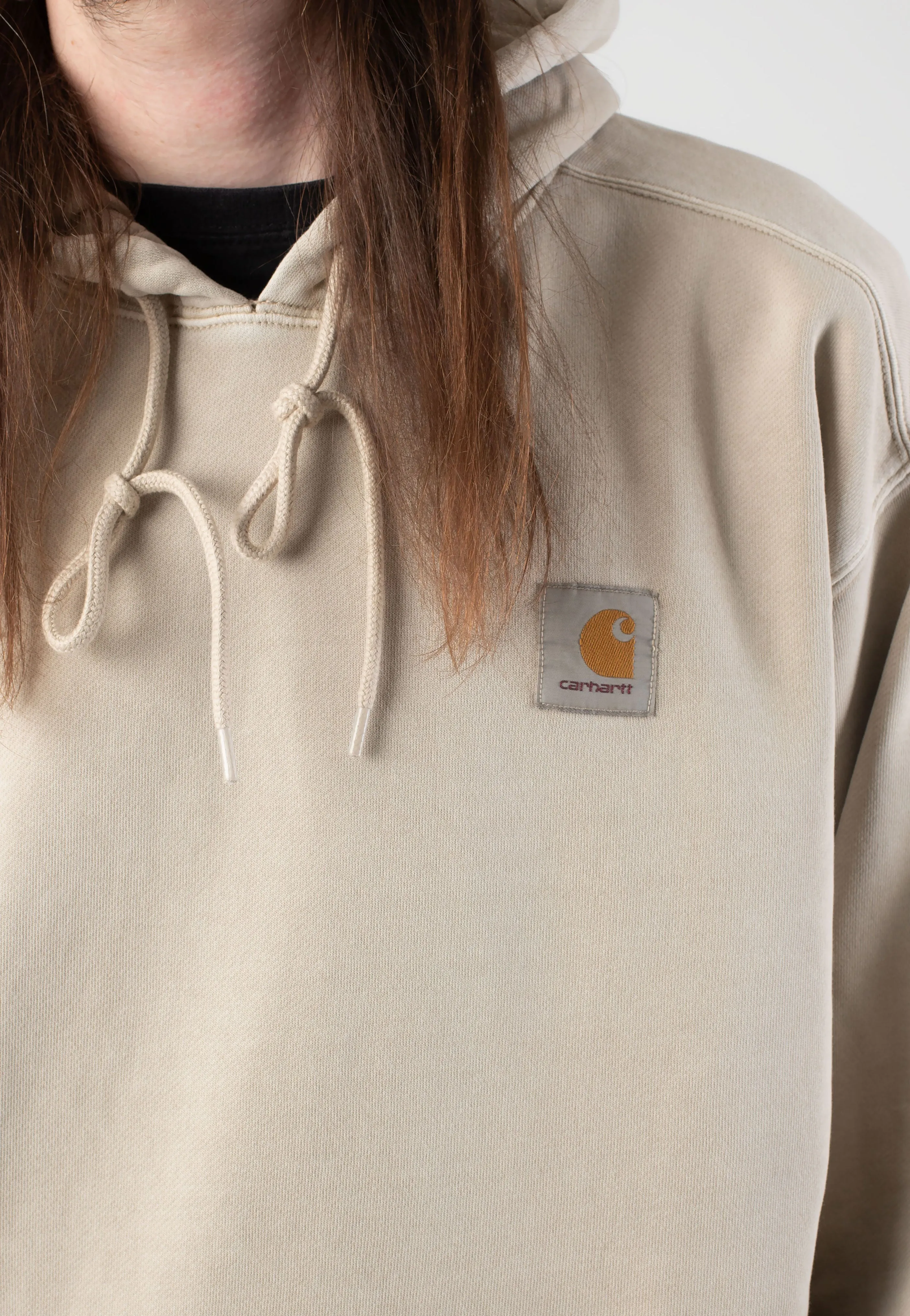 Carhartt WIP - Hooded Nelson Garment Dyed Fleur De Sel - Hoodie