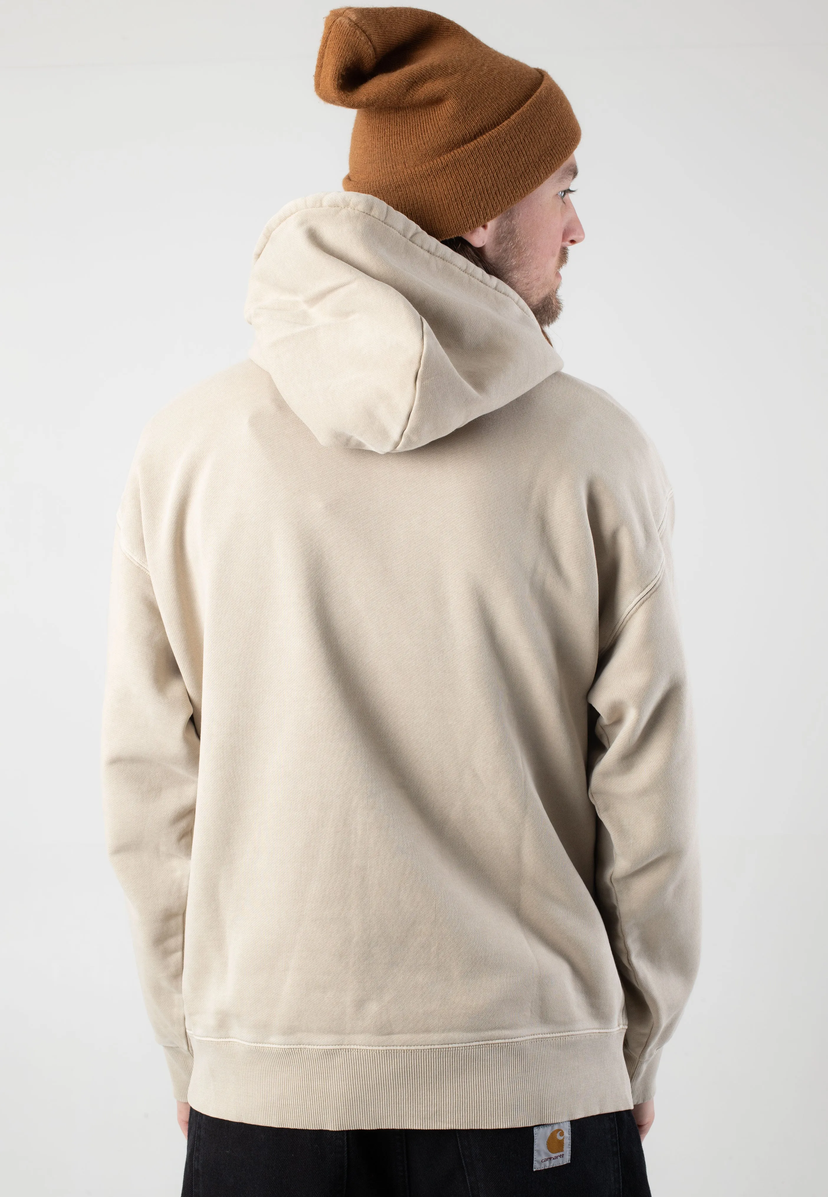 Carhartt WIP - Hooded Nelson Garment Dyed Fleur De Sel - Hoodie