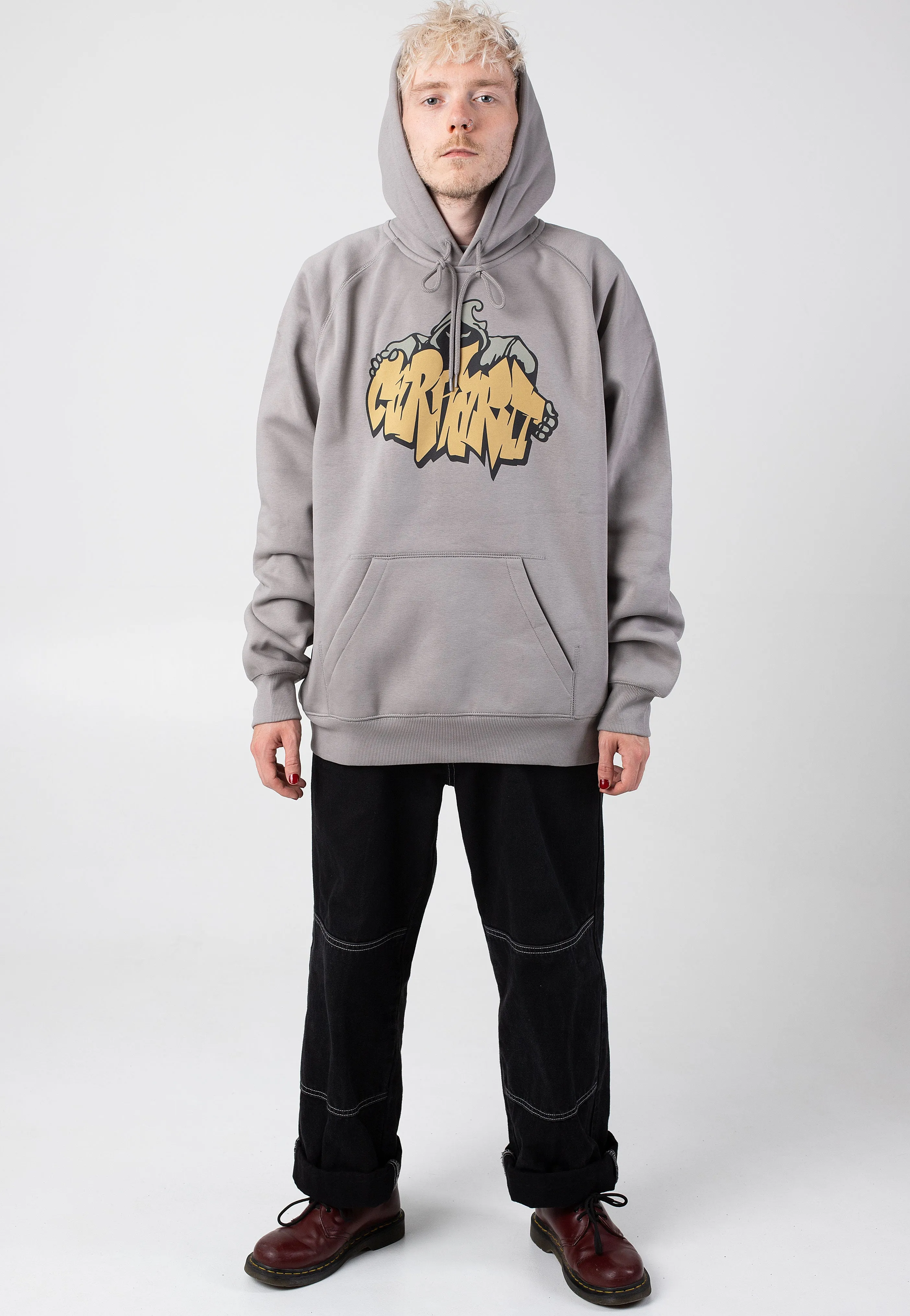 Carhartt WIP - Hooded Yute Misty Grey - Hoodie
