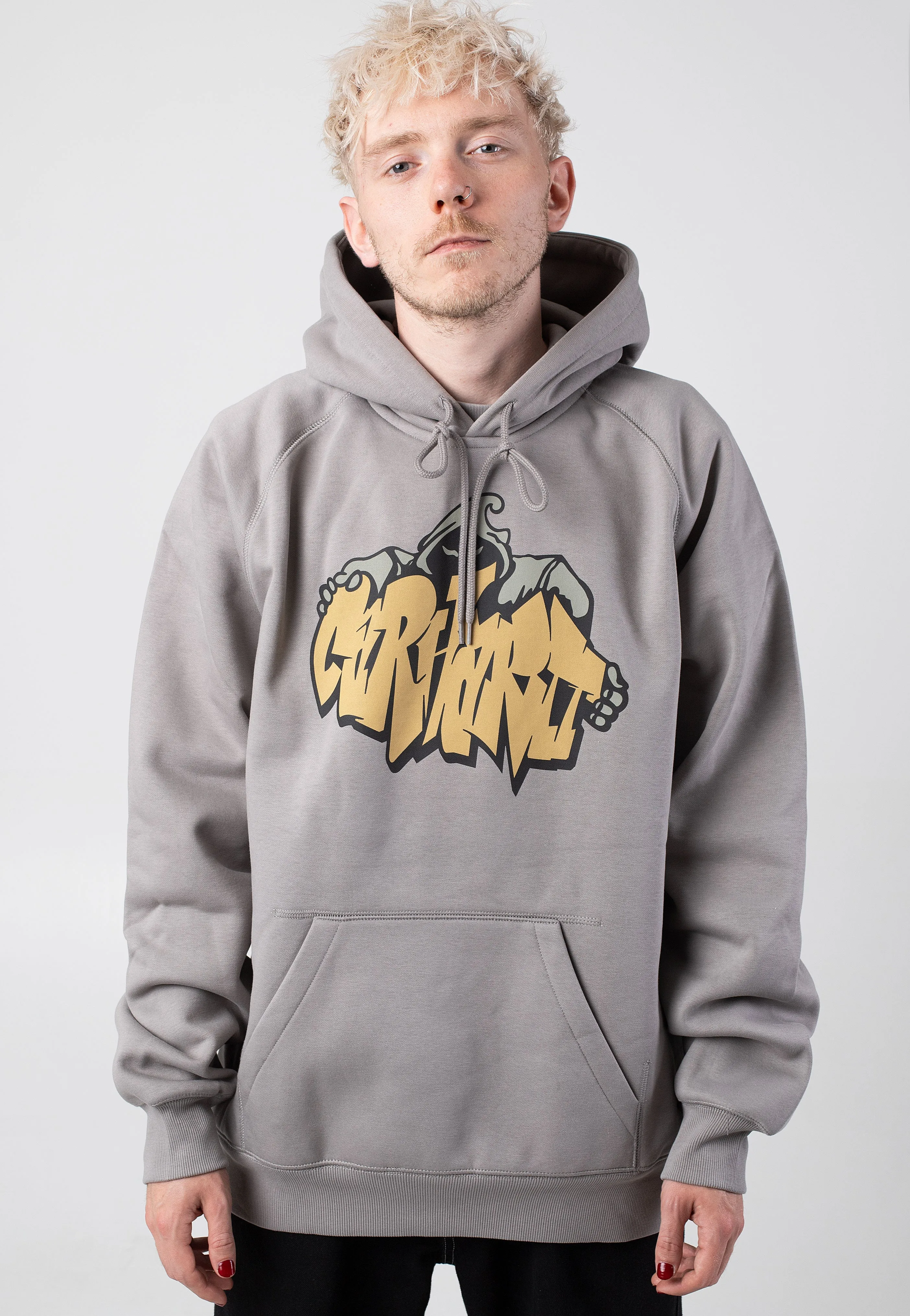 Carhartt WIP - Hooded Yute Misty Grey - Hoodie