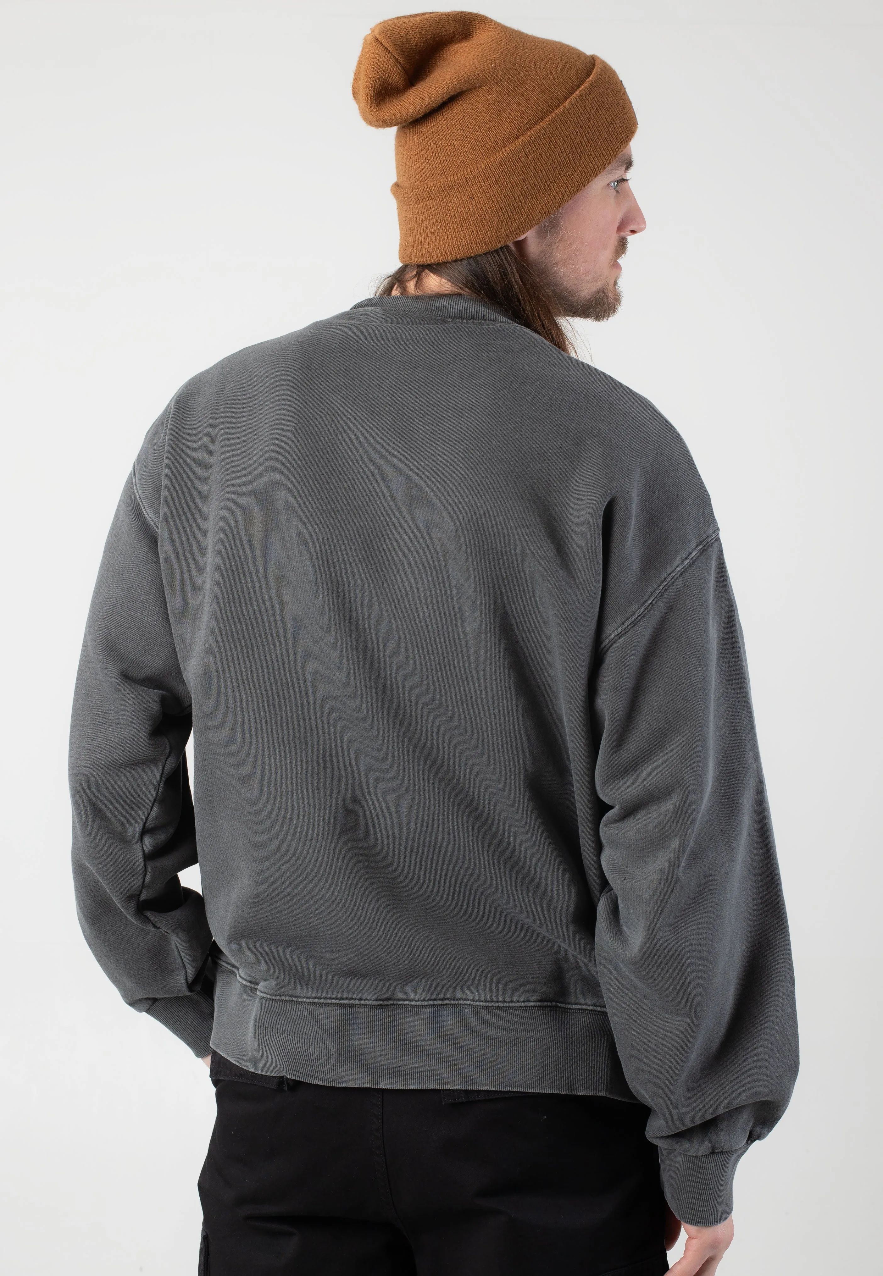 Carhartt WIP - Nelson Garment Dyed Graphite - Sweater