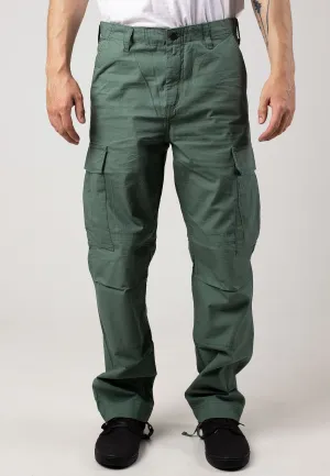 Carhartt WIP - Regular Cargo Rinsed Duck Green - Pants