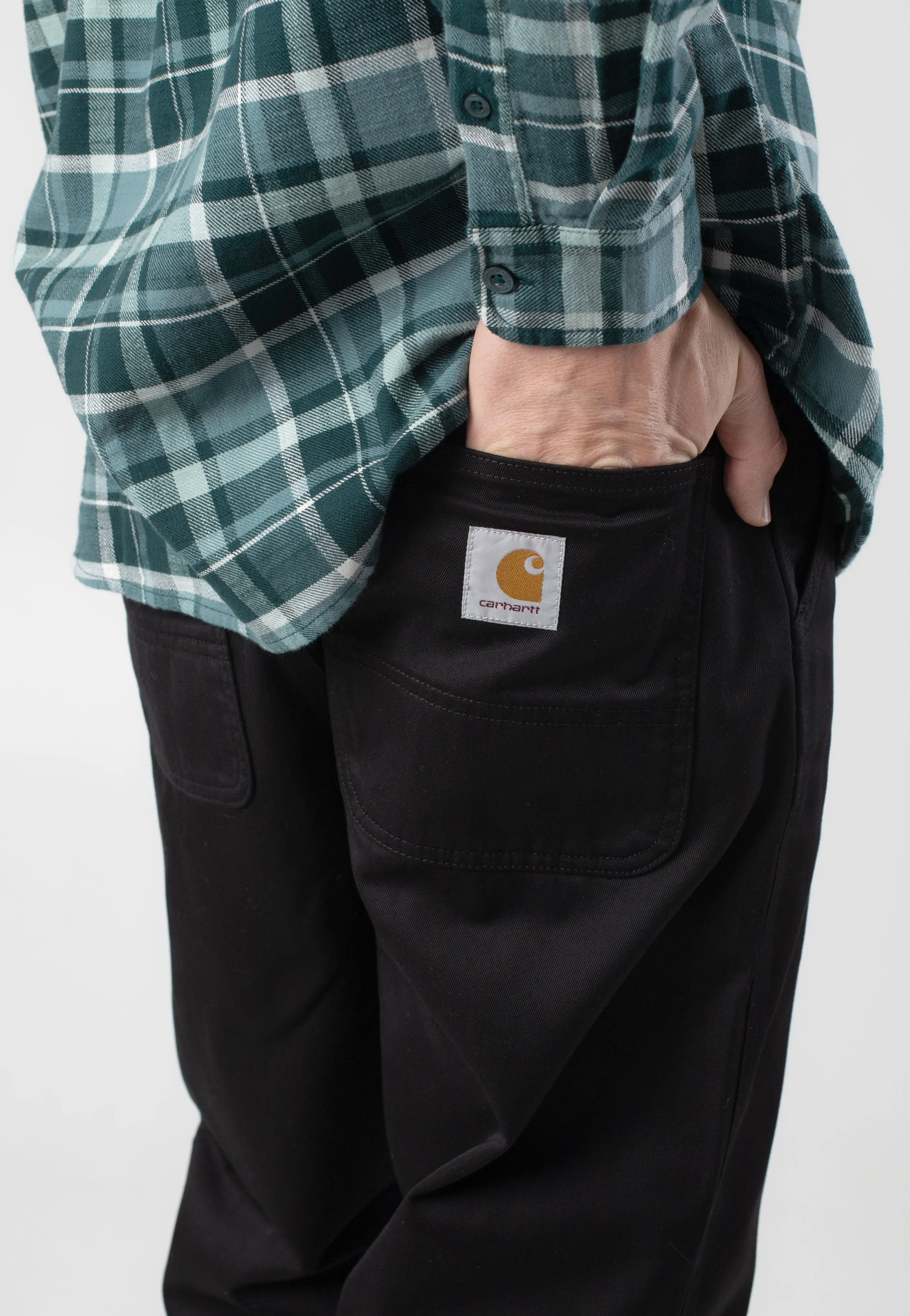 Carhartt WIP - Simple Rinsed Black - Pants