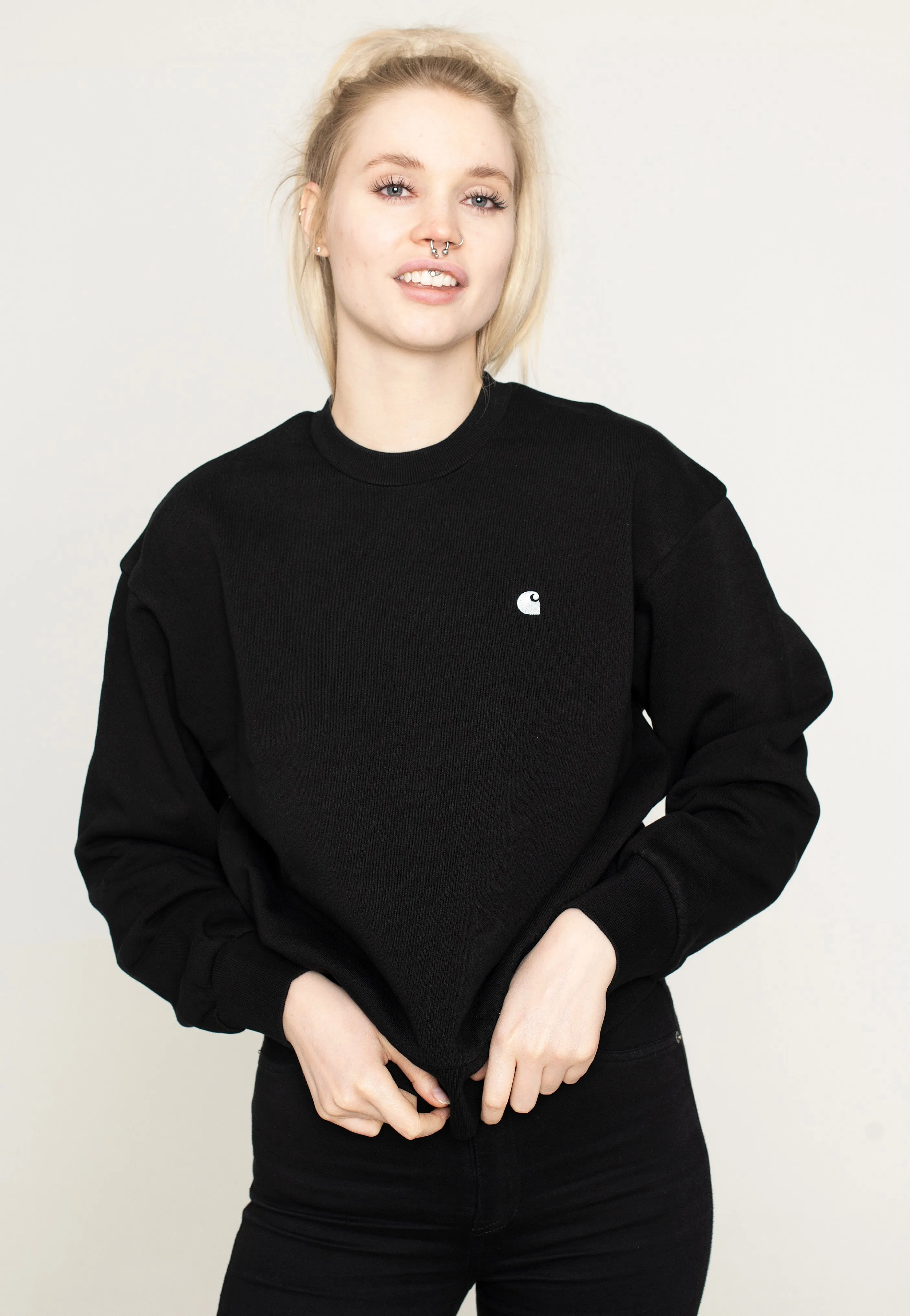 Carhartt WIP - W' Casey Black/Silver - Sweater