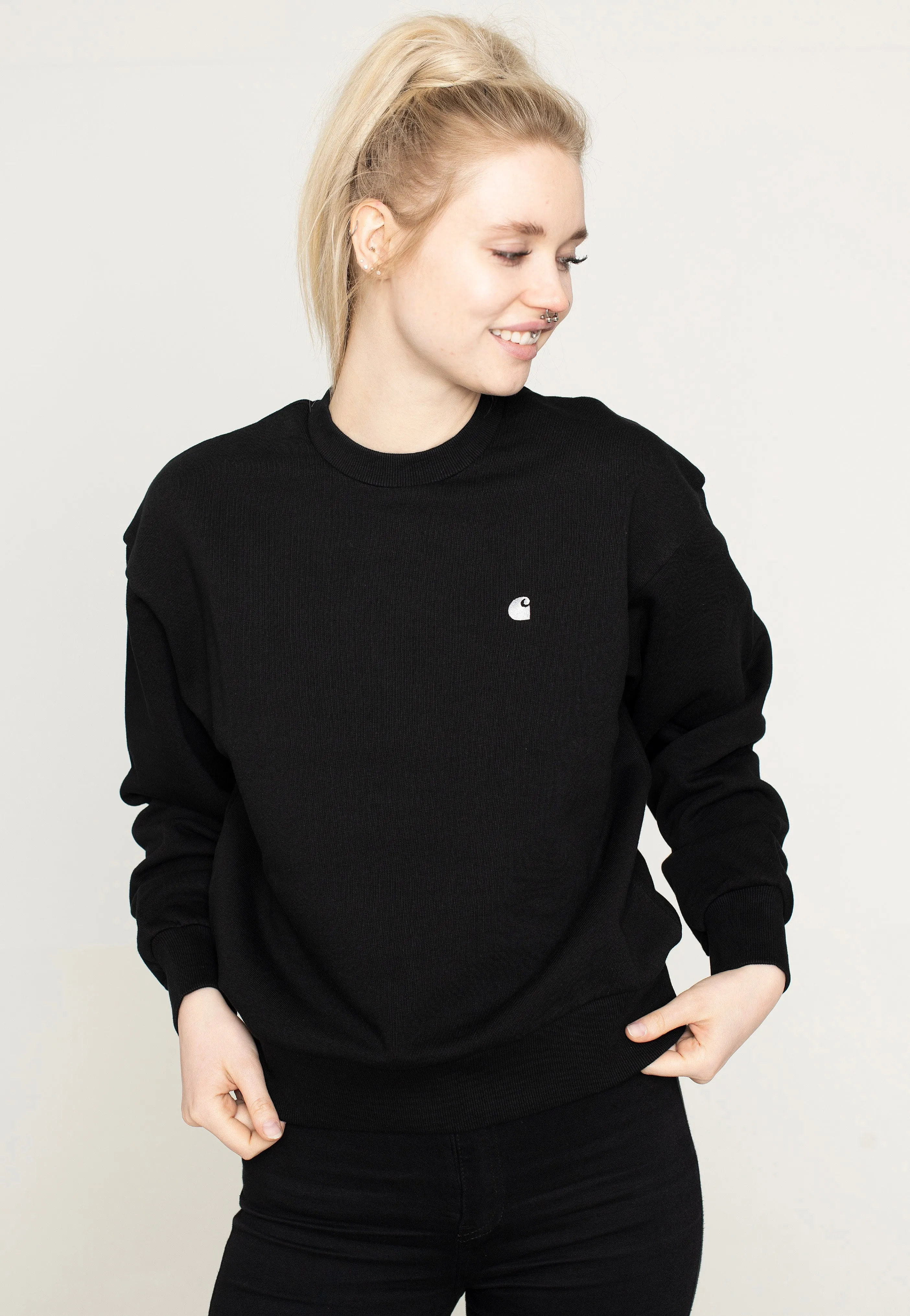 Carhartt WIP - W' Casey Black/Silver - Sweater