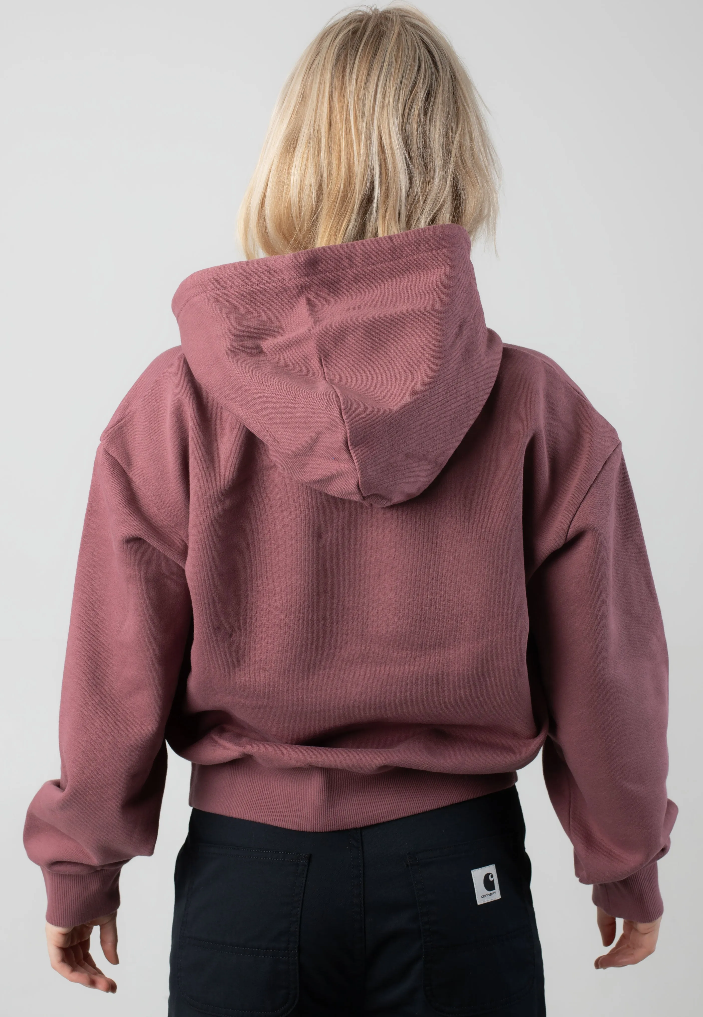 Carhartt WIP - W' Hooded Casey Dusky Pink/Silver - Hoodie