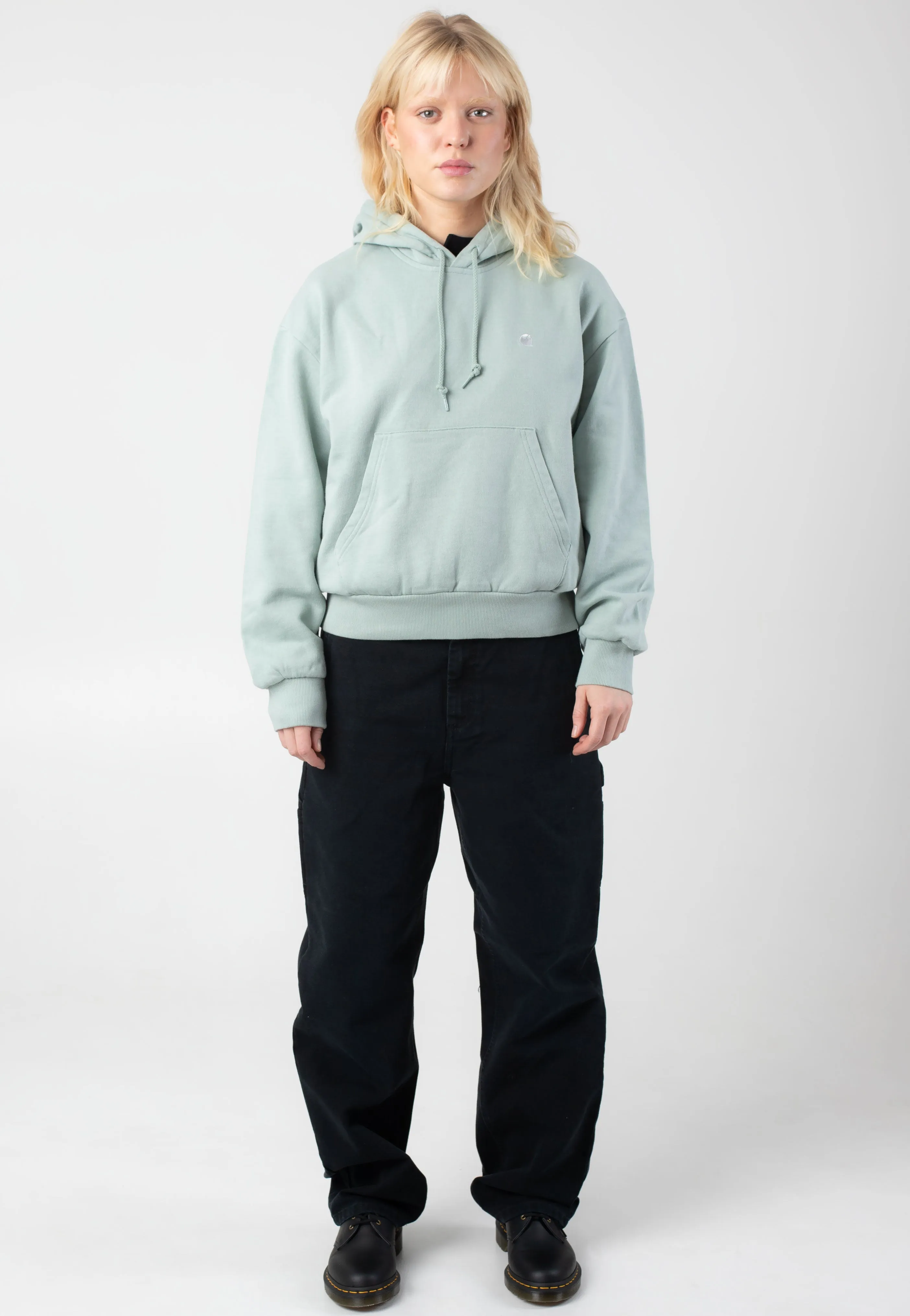 Carhartt WIP - W' Hooded Casey Frosted Green/Silver - Hoodie