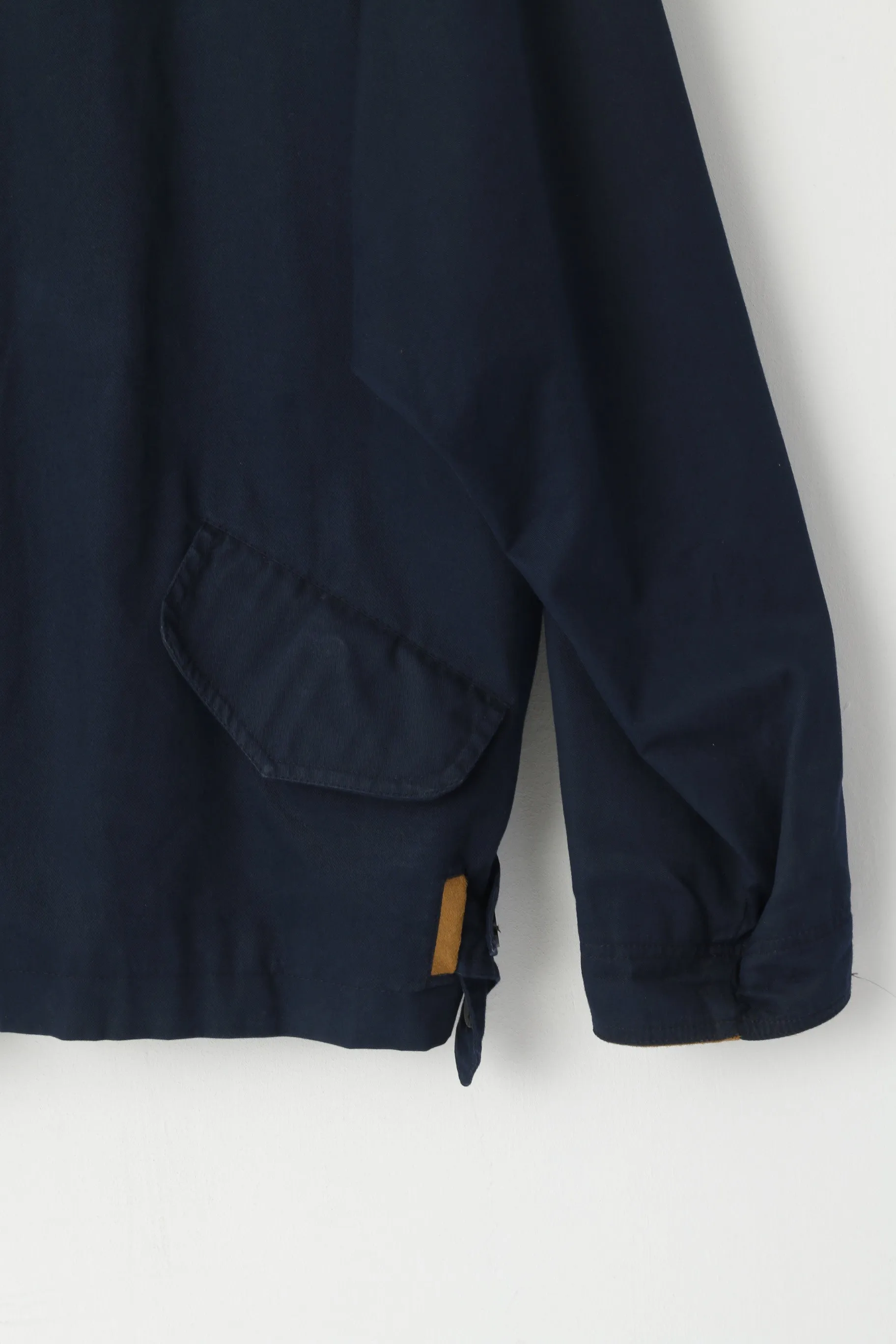 Cariboo Chilcotin Paris Men XL Jacket Navy Cotton Bomber Zip Up Casual Vintage Top