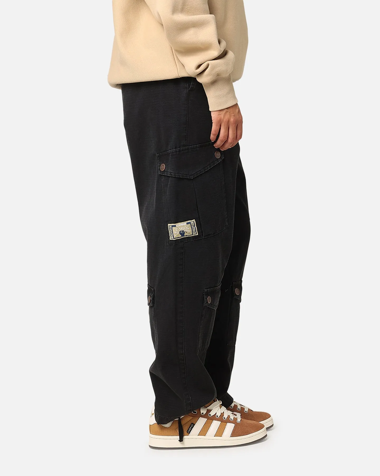 Carre Quality Cargo Jogger Washed Black