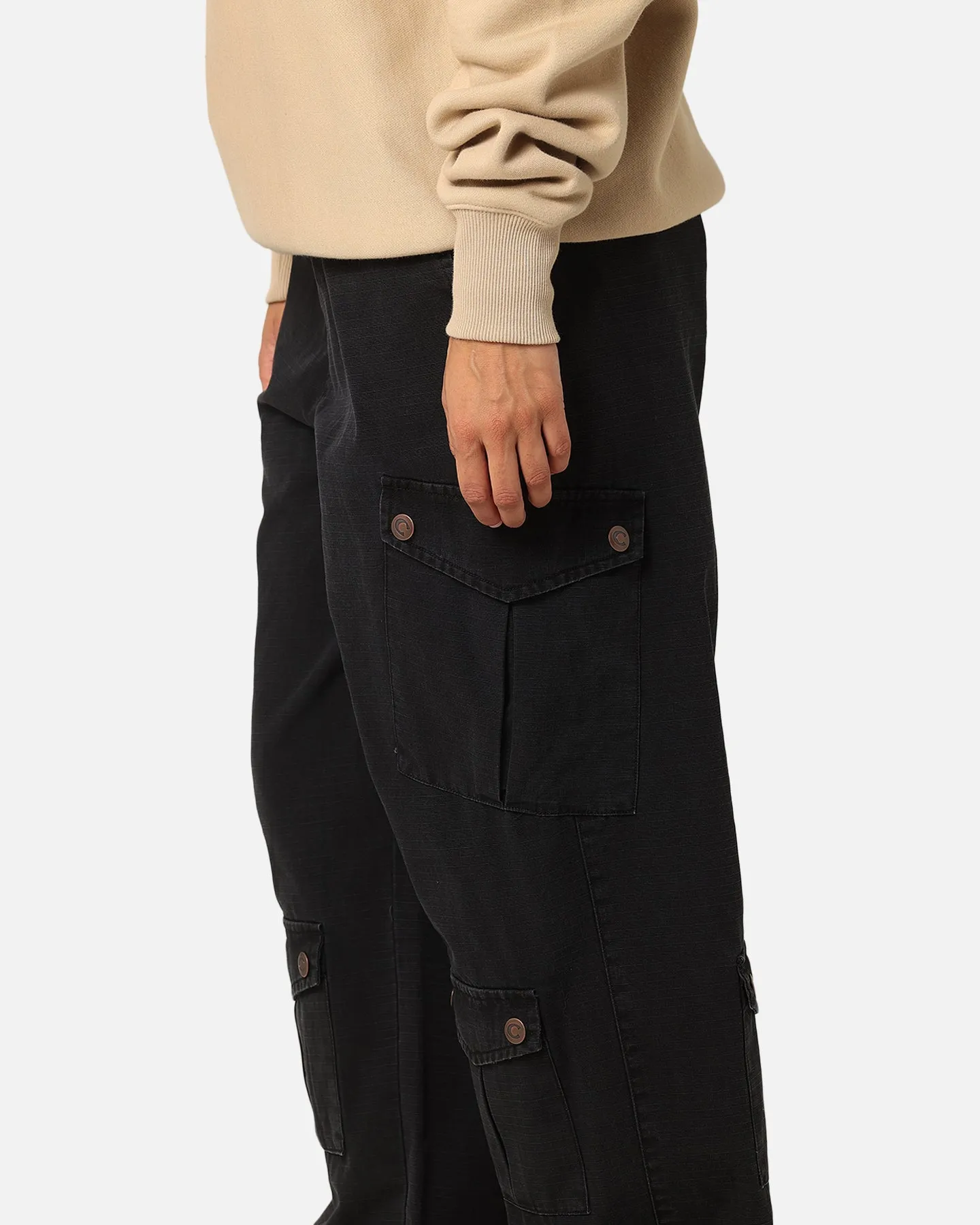 Carre Quality Cargo Jogger Washed Black