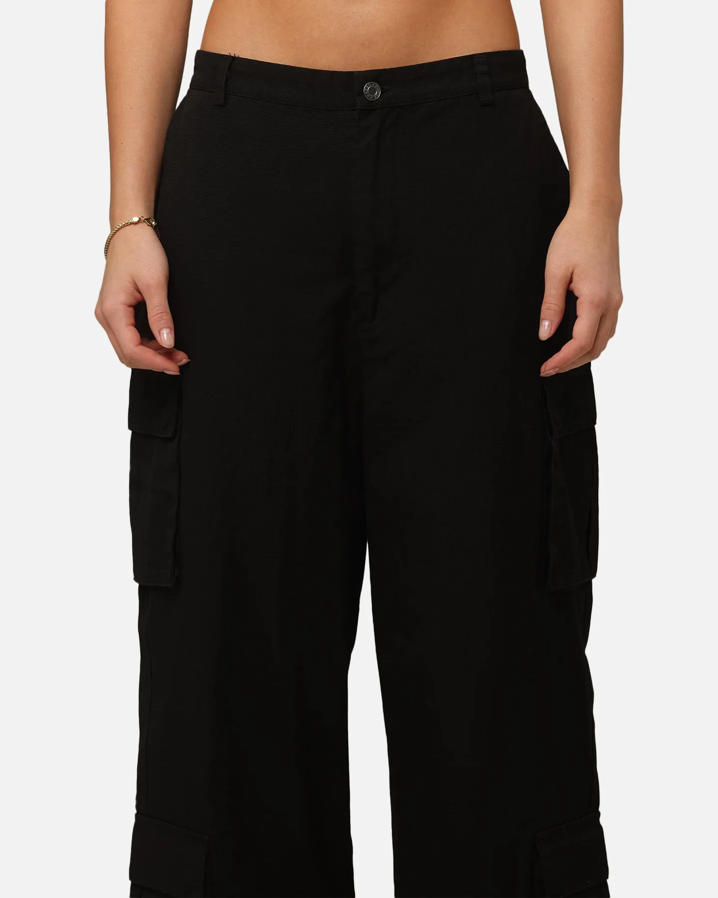 Carre Tactical Baggy Cargo Pants Black