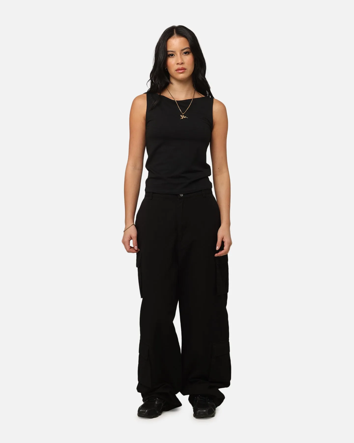 Carre Tactical Baggy Cargo Pants Black