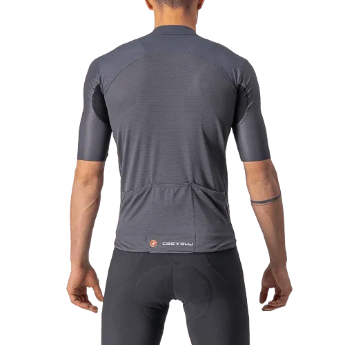Castelli Endurance Elite Mens Cycling Jersey (Dark Gray)