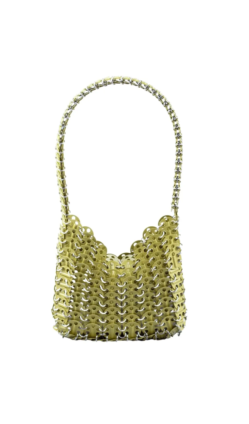 CHAINMAIL BAG IN GREEN Gloria Lanvin