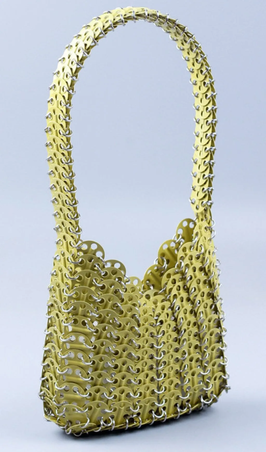 CHAINMAIL BAG IN GREEN Gloria Lanvin