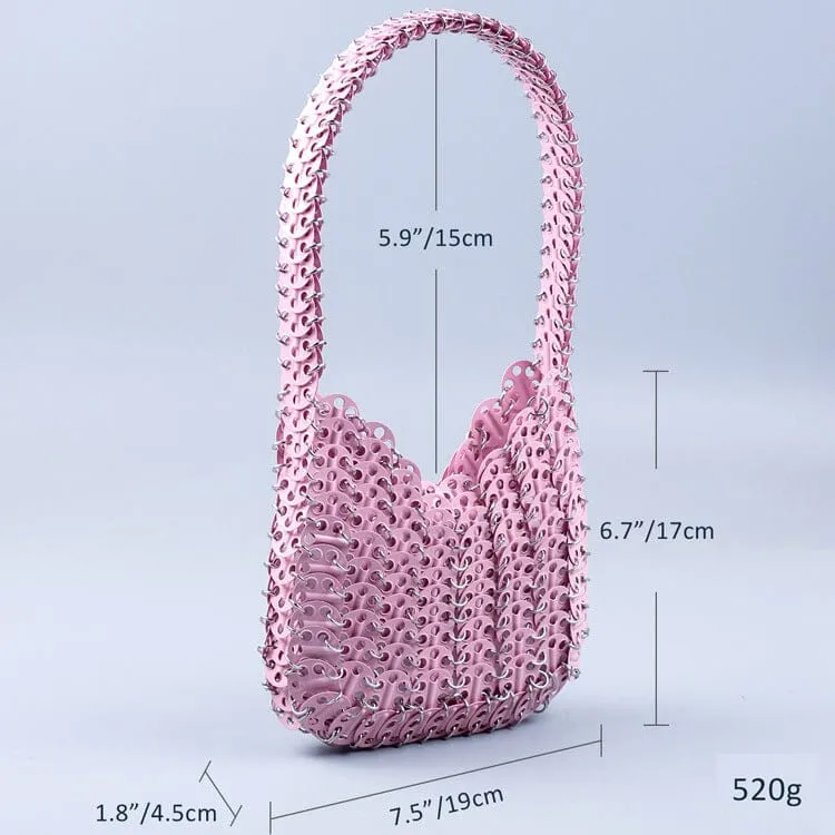 CHAINMAIL BAG IN PINK Gloria Lanvin