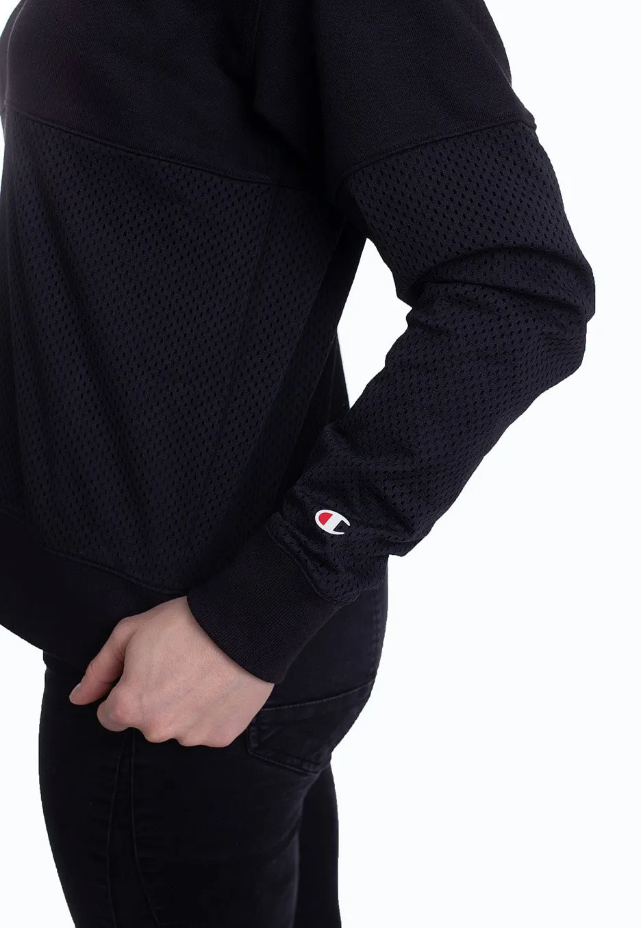 Champion - Crewneck Black - Sweater