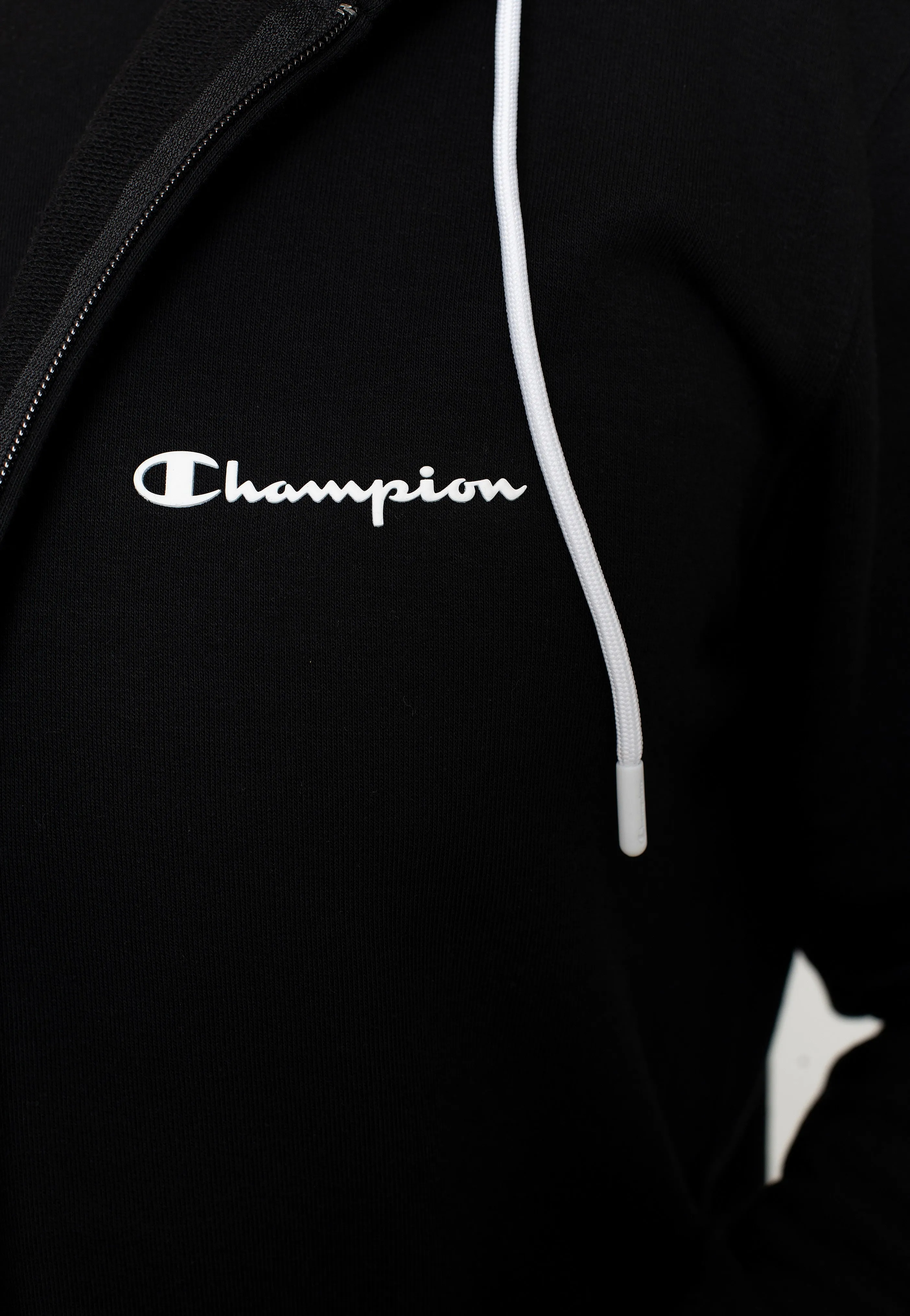 Champion - Hooded Full Zip Black Beauty - Zipper