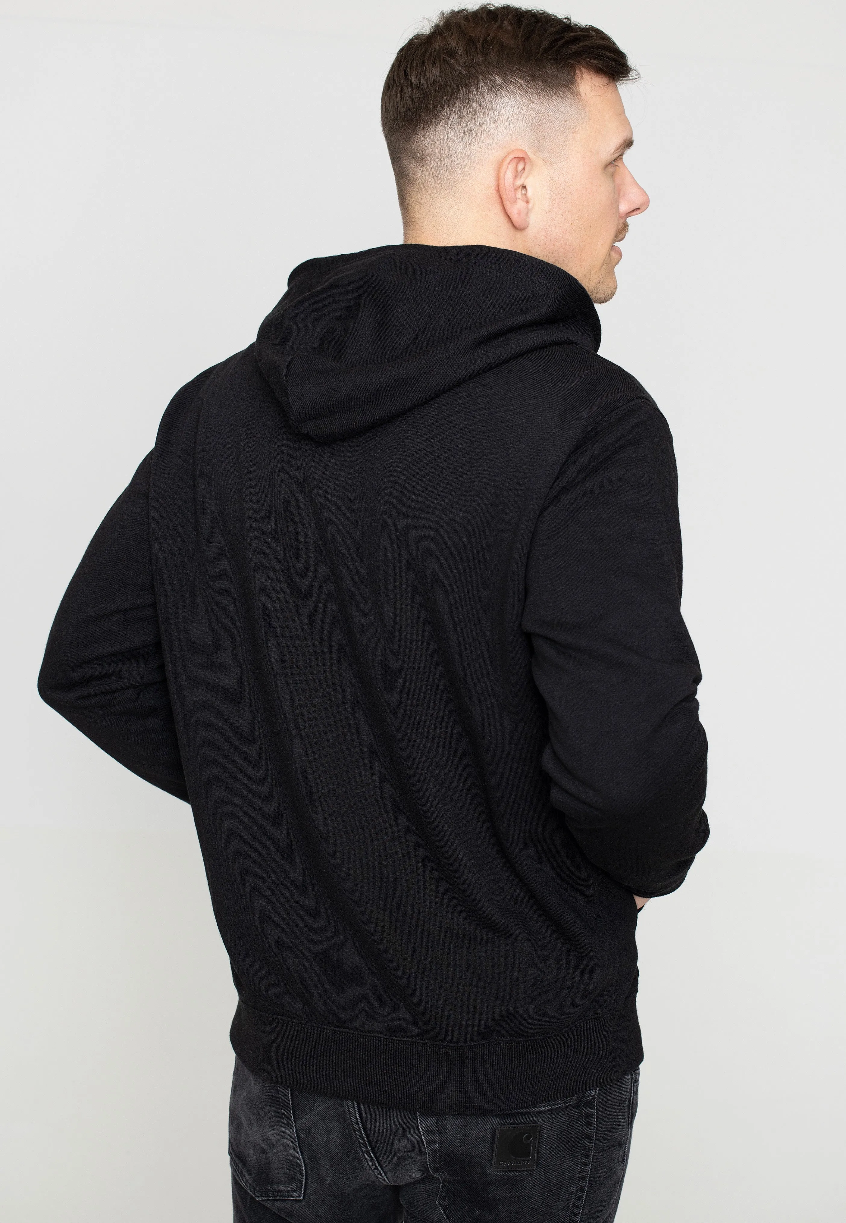Champion - Hooded Full Zip Black Beauty - Zipper
