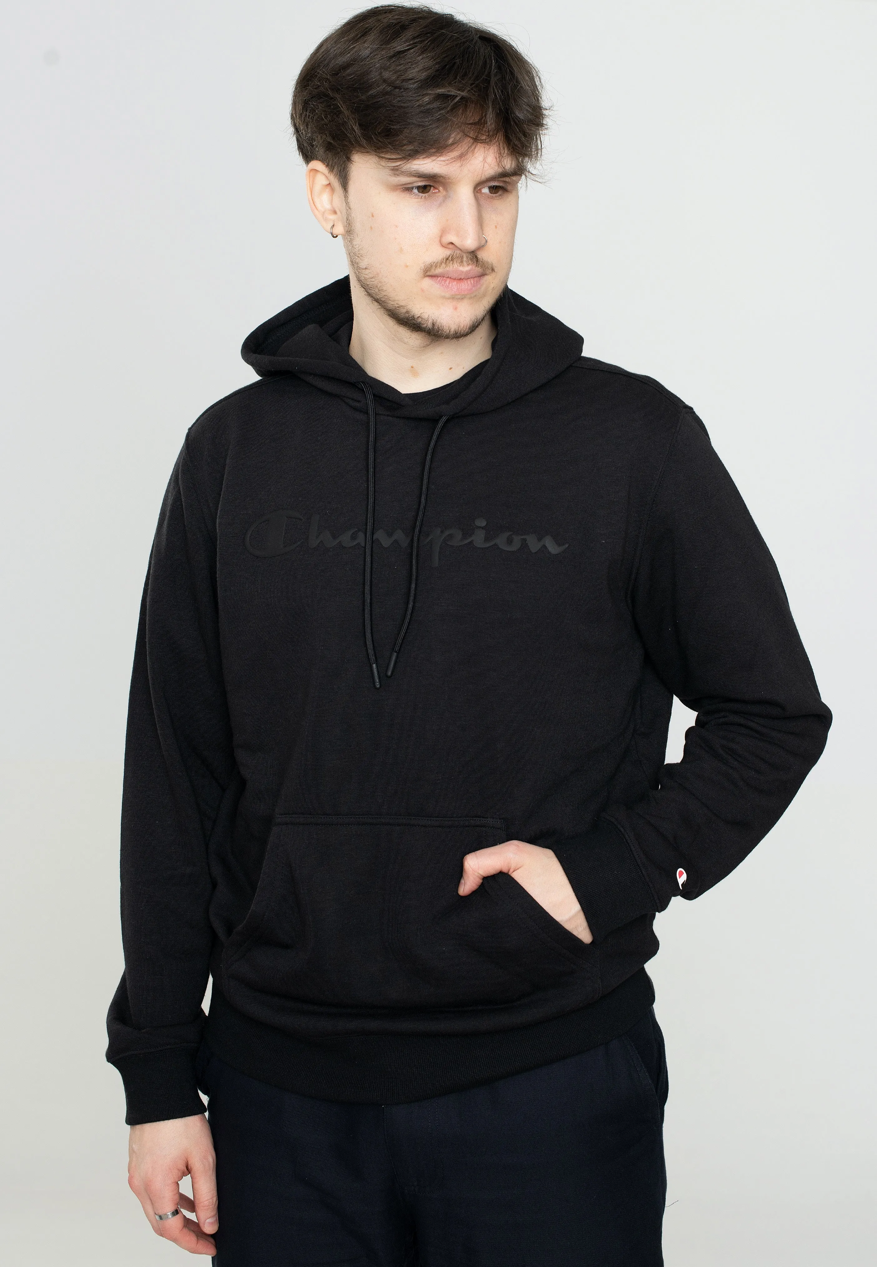 Champion - Hooded Sweatshirt Black Beauty A - Hoodie