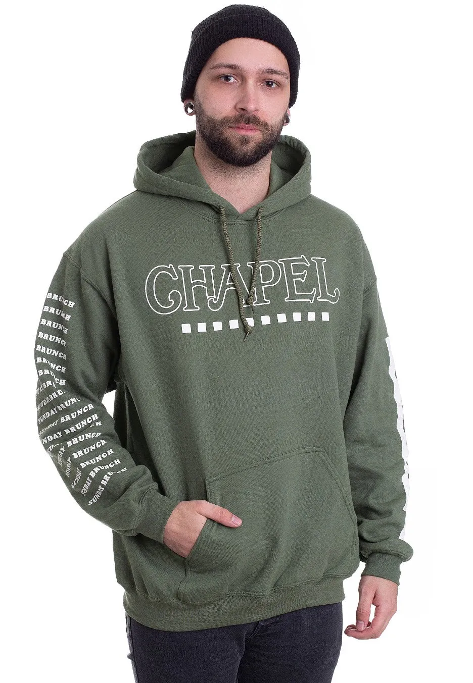 Chapel - Sunday Brunch Military Green - Hoodie