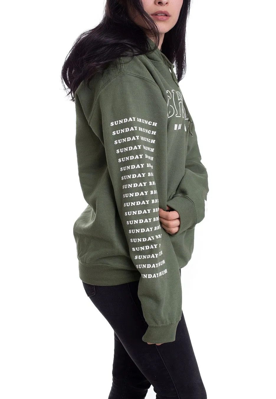 Chapel - Sunday Brunch Military Green - Hoodie