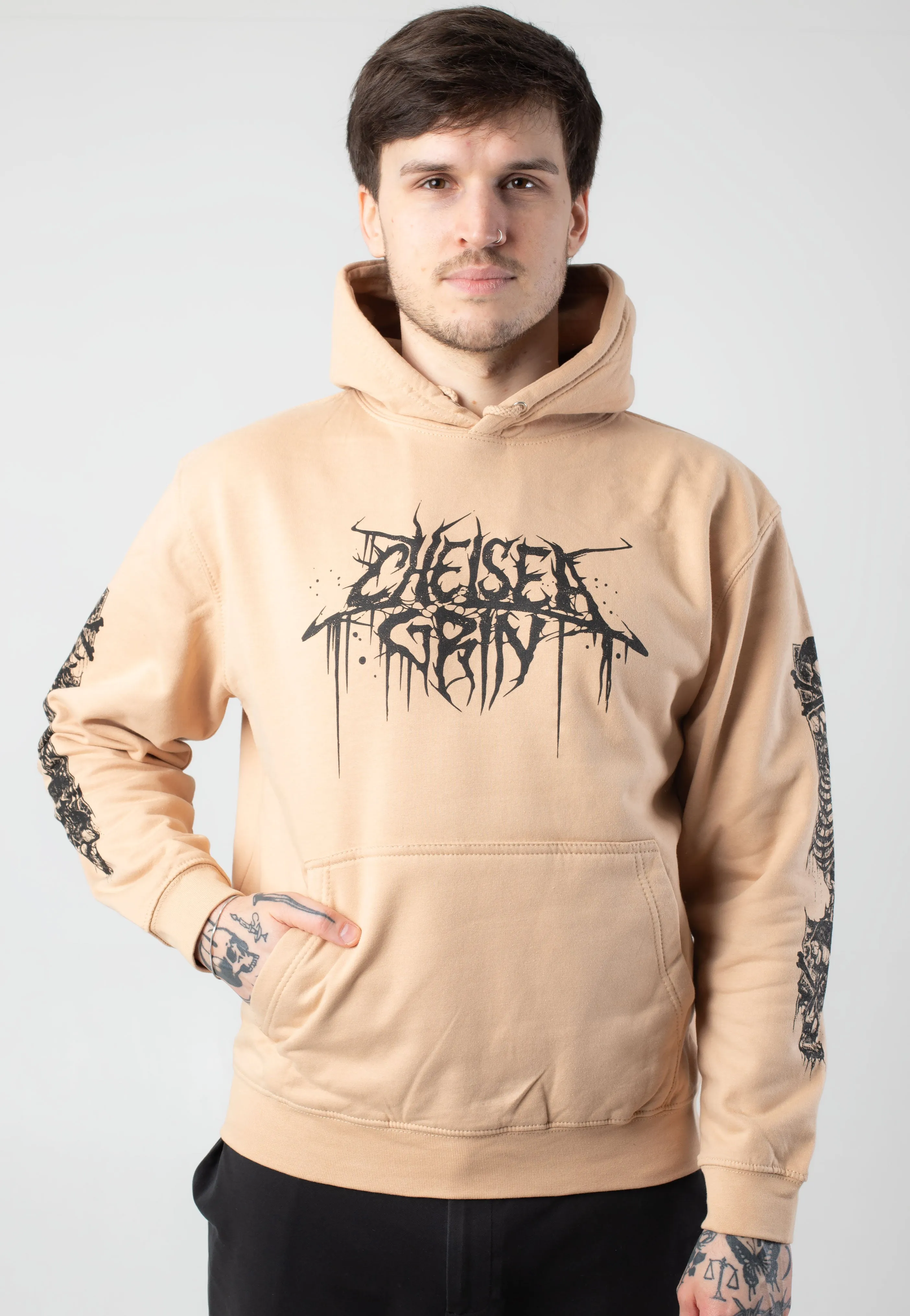 Chelsea Grin - Fallen Skulls Natural - Hoodie