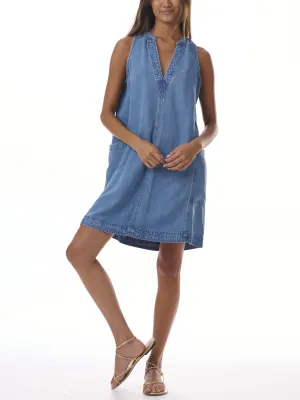 CHELSEA INDIGO DRESS