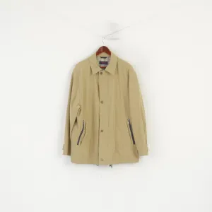 Chevy Men XL Jacket Camel Lightweight Classic Full Zipper Functional Casual Top