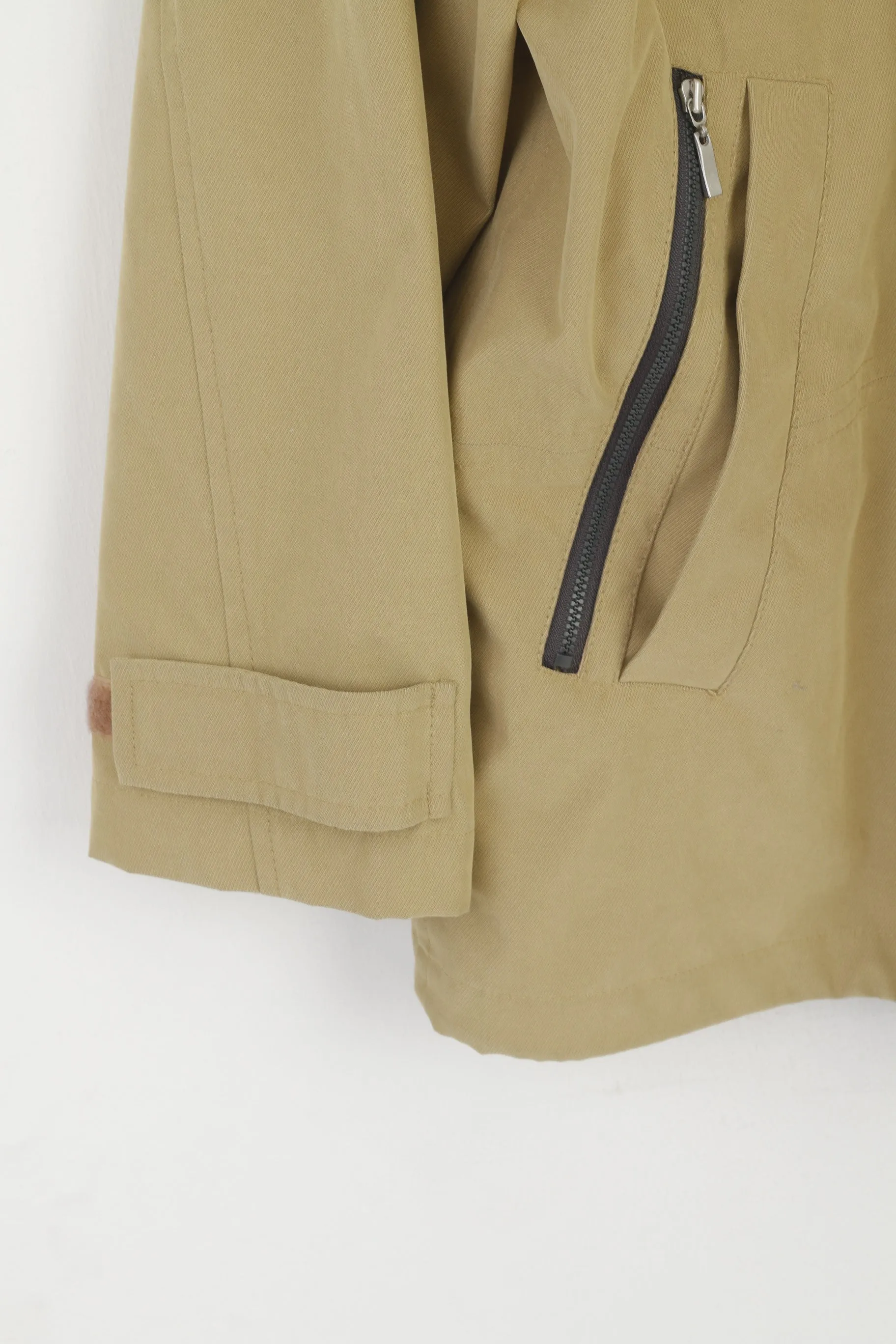 Chevy Men XL Jacket Camel Lightweight Classic Full Zipper Functional Casual Top