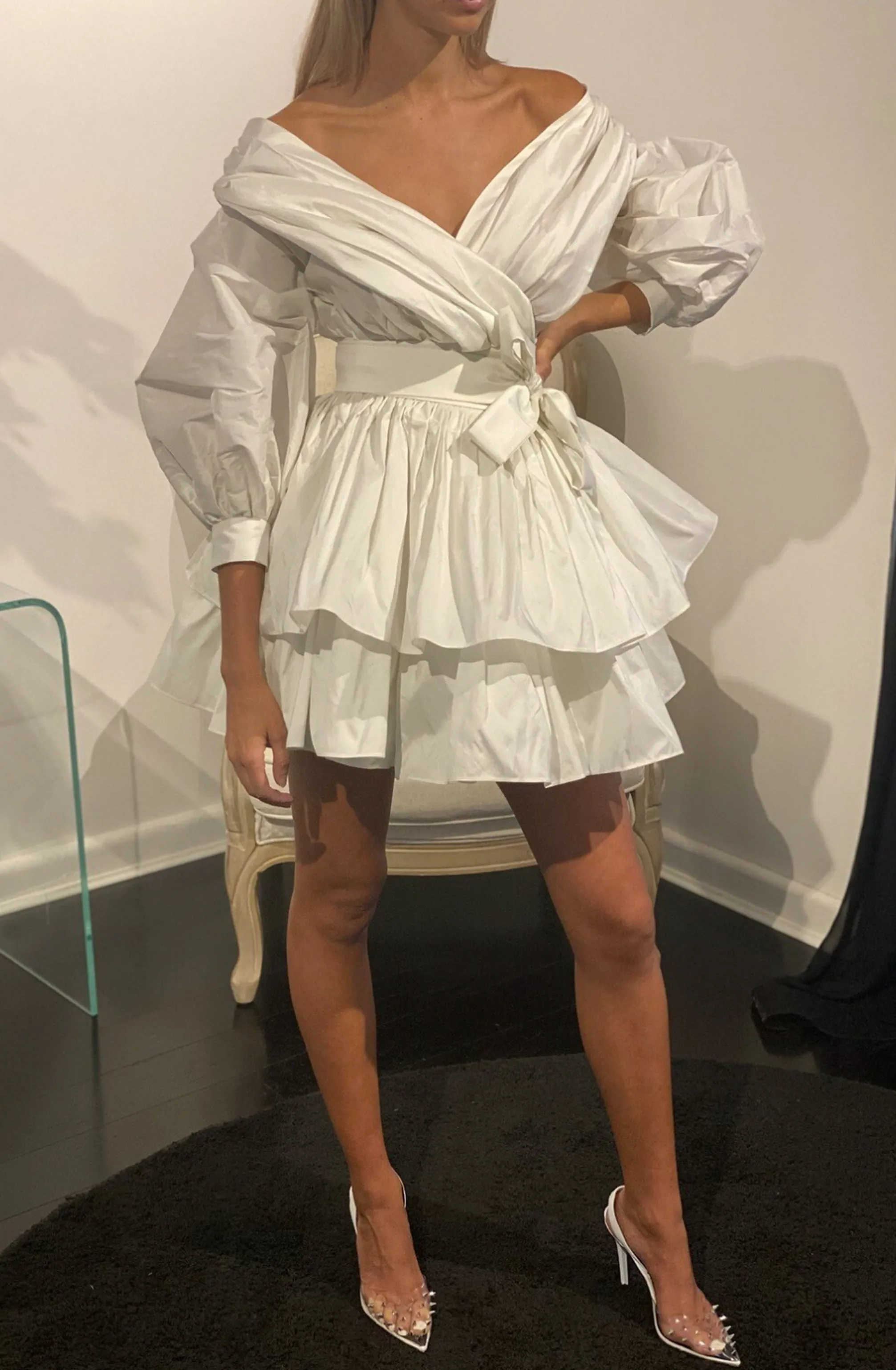 Chloe Dress White by Alin Le' Kal