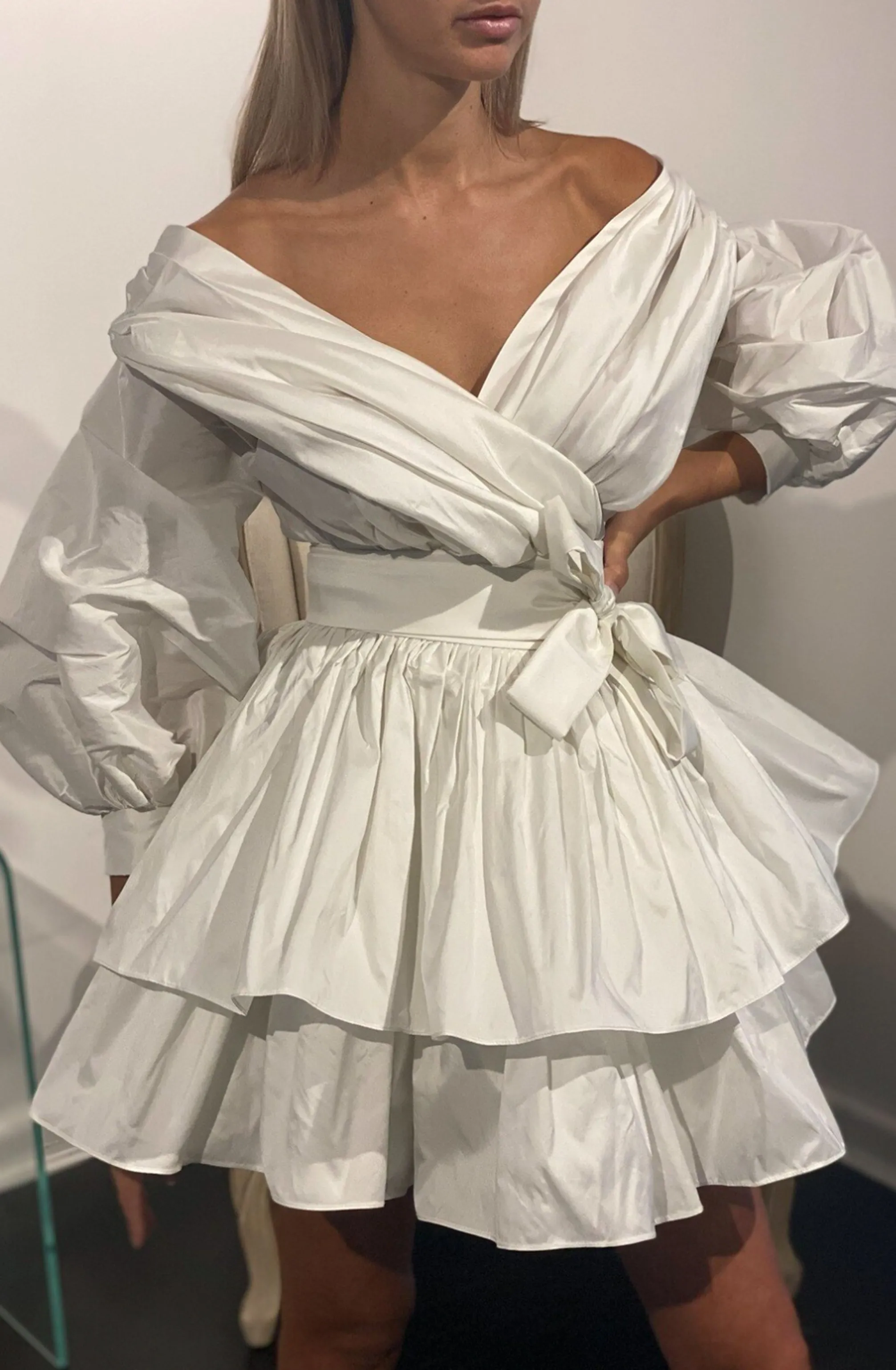 Chloe Dress White by Alin Le' Kal